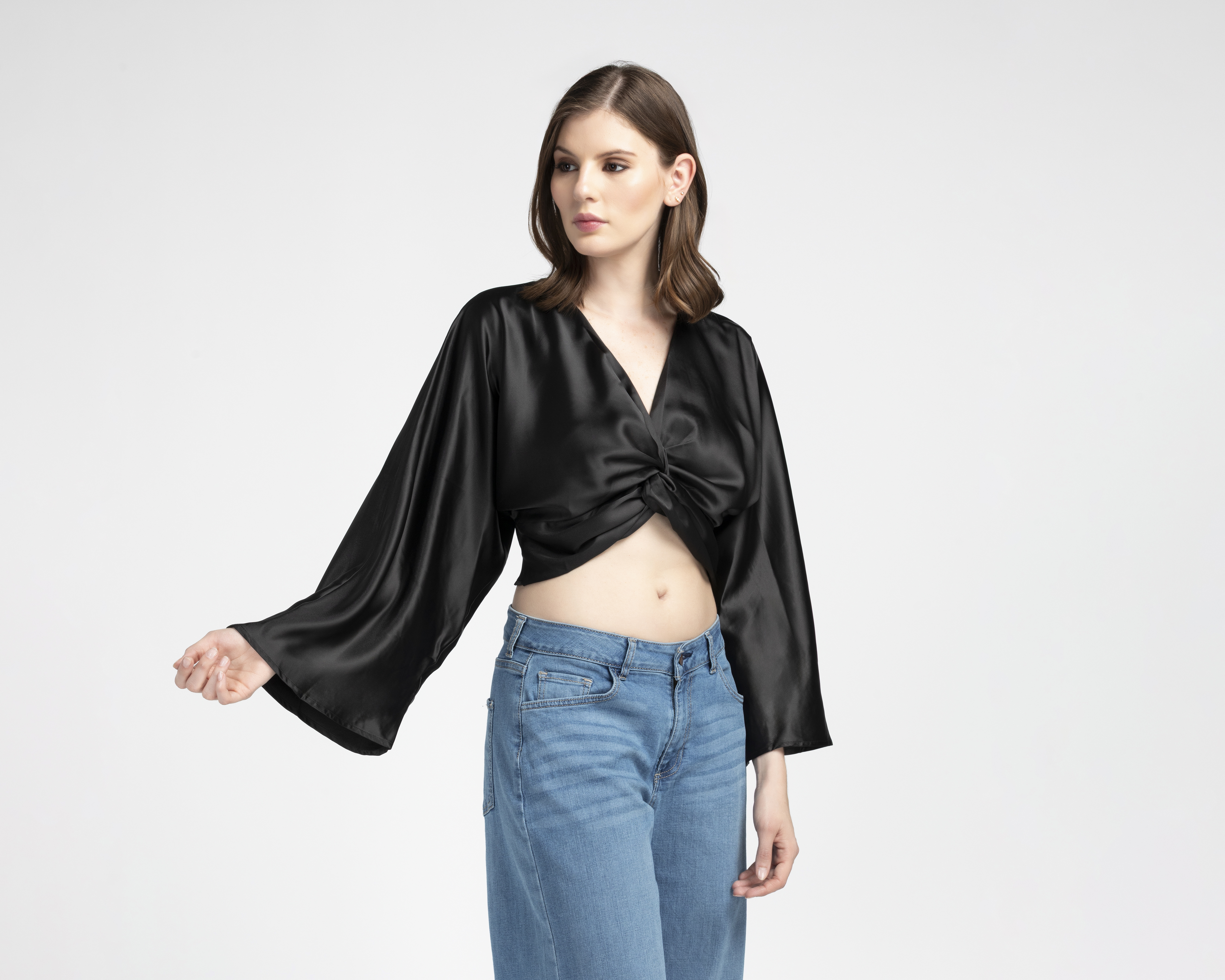 Blusa Manga Larga Sahara para Mujer