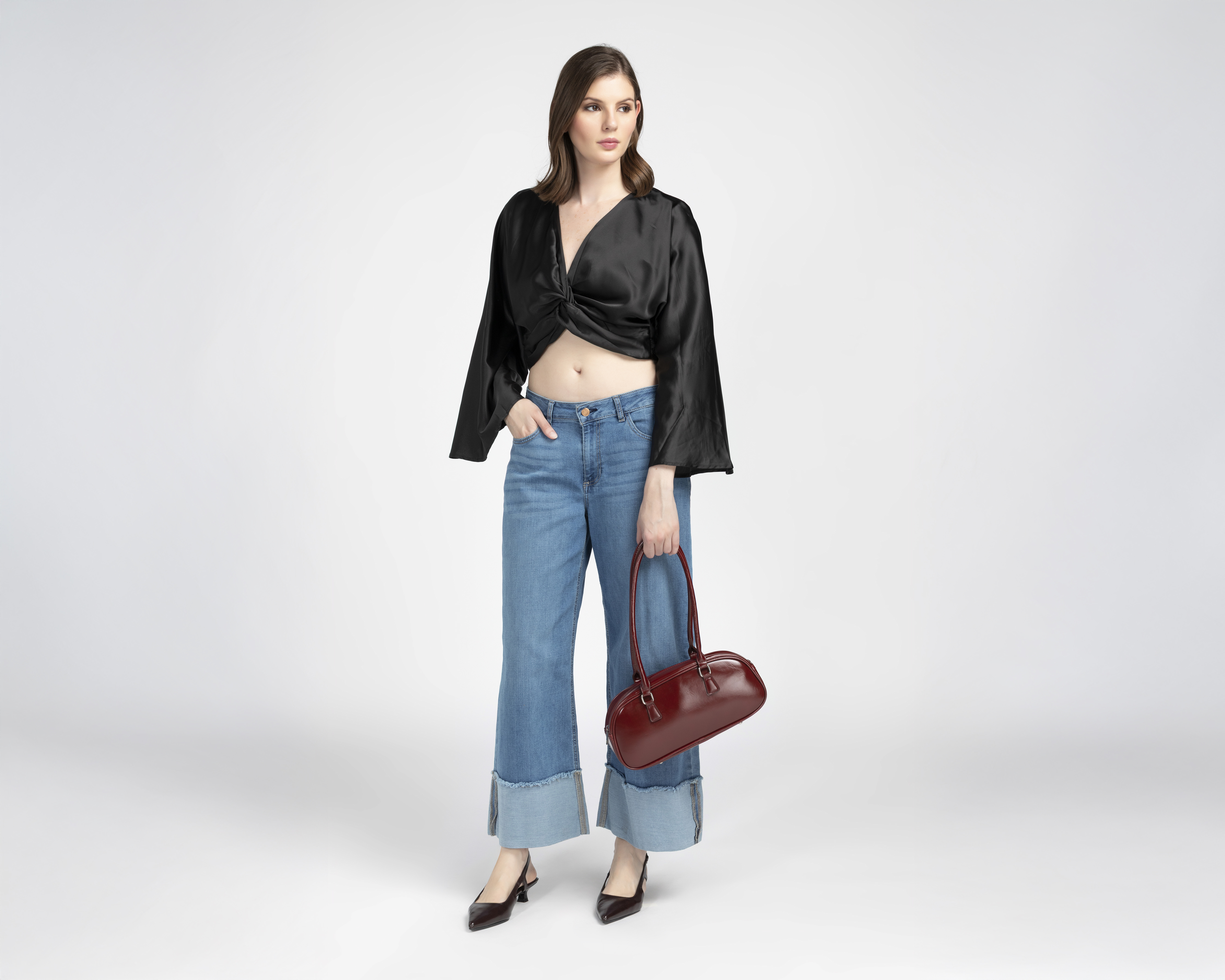 Foto 3 pulgar | Foto 2 | Blusa Manga Larga Sahara para Mujer