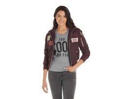 Playera Up & Down Estampada Gris