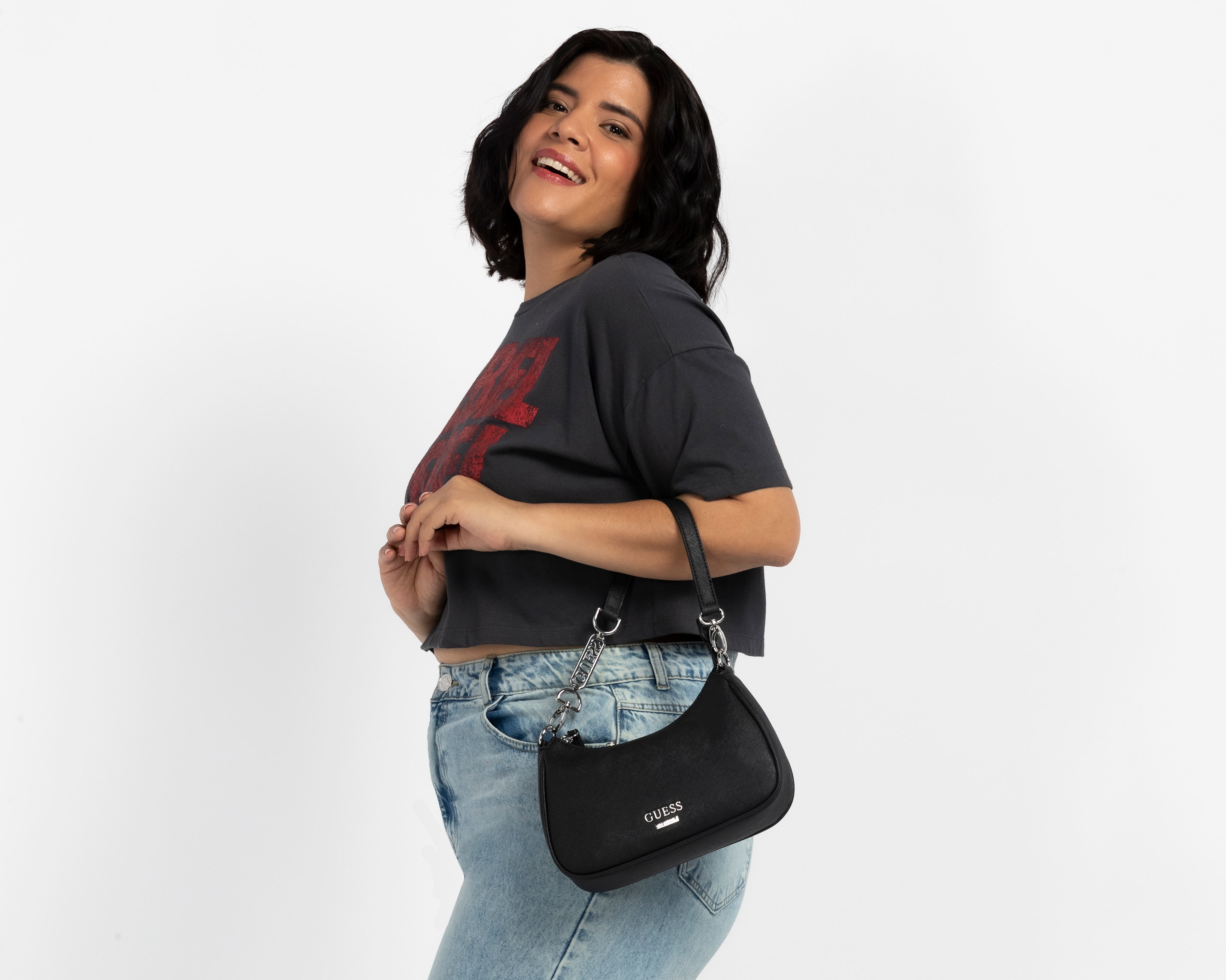 Foto 6 | Foto 6 | Bolsa de Hombro Guess Jozlyn con Monedero