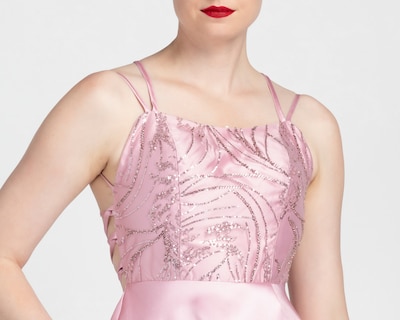Foto 4 | Foto 4 | Vestido de Noche Sienteme Rosa con Lentejuelas Largo para Mujer