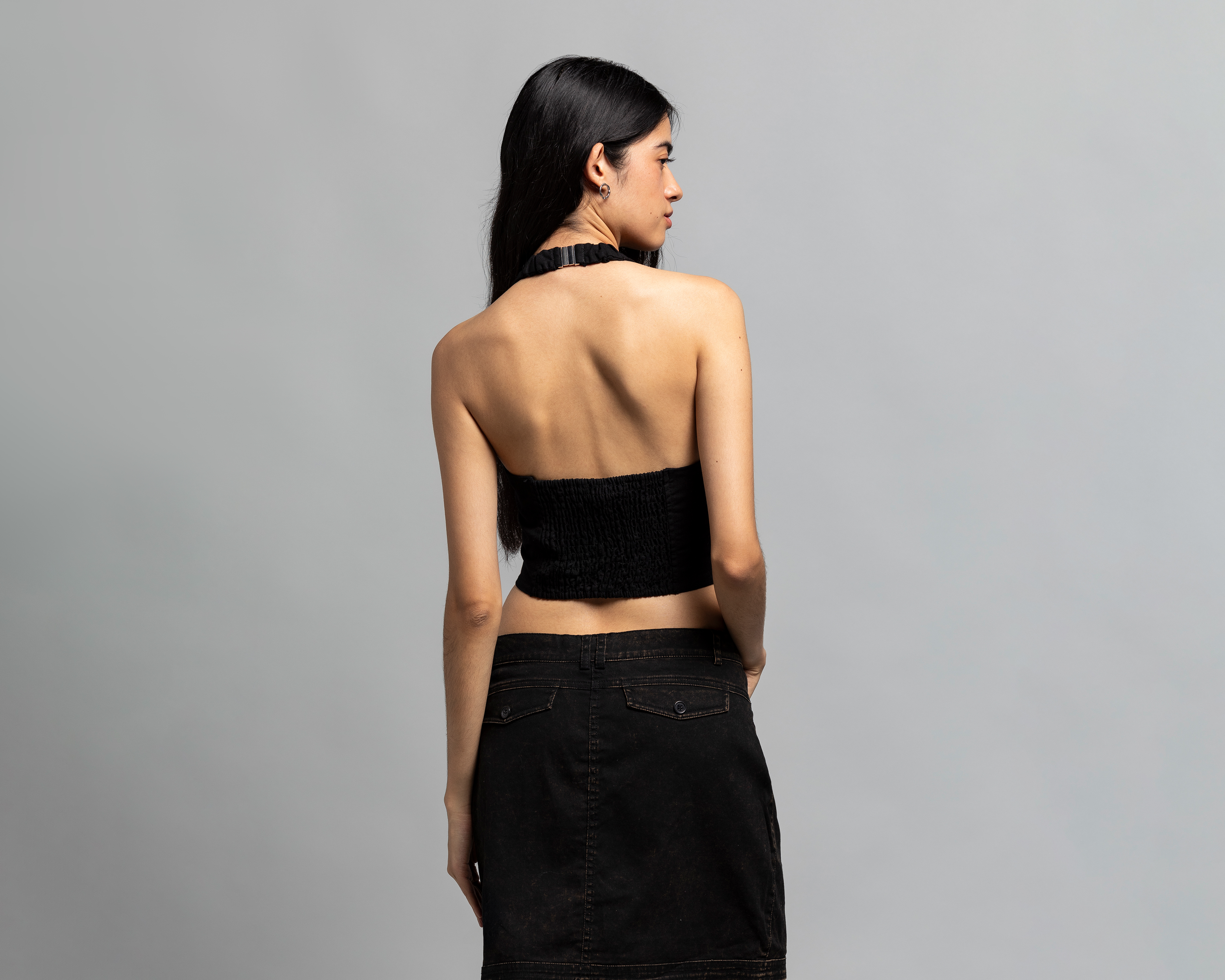 Foto 4 pulgar | Foto 3 | Blusa Cuello Halter Strona para Mujer