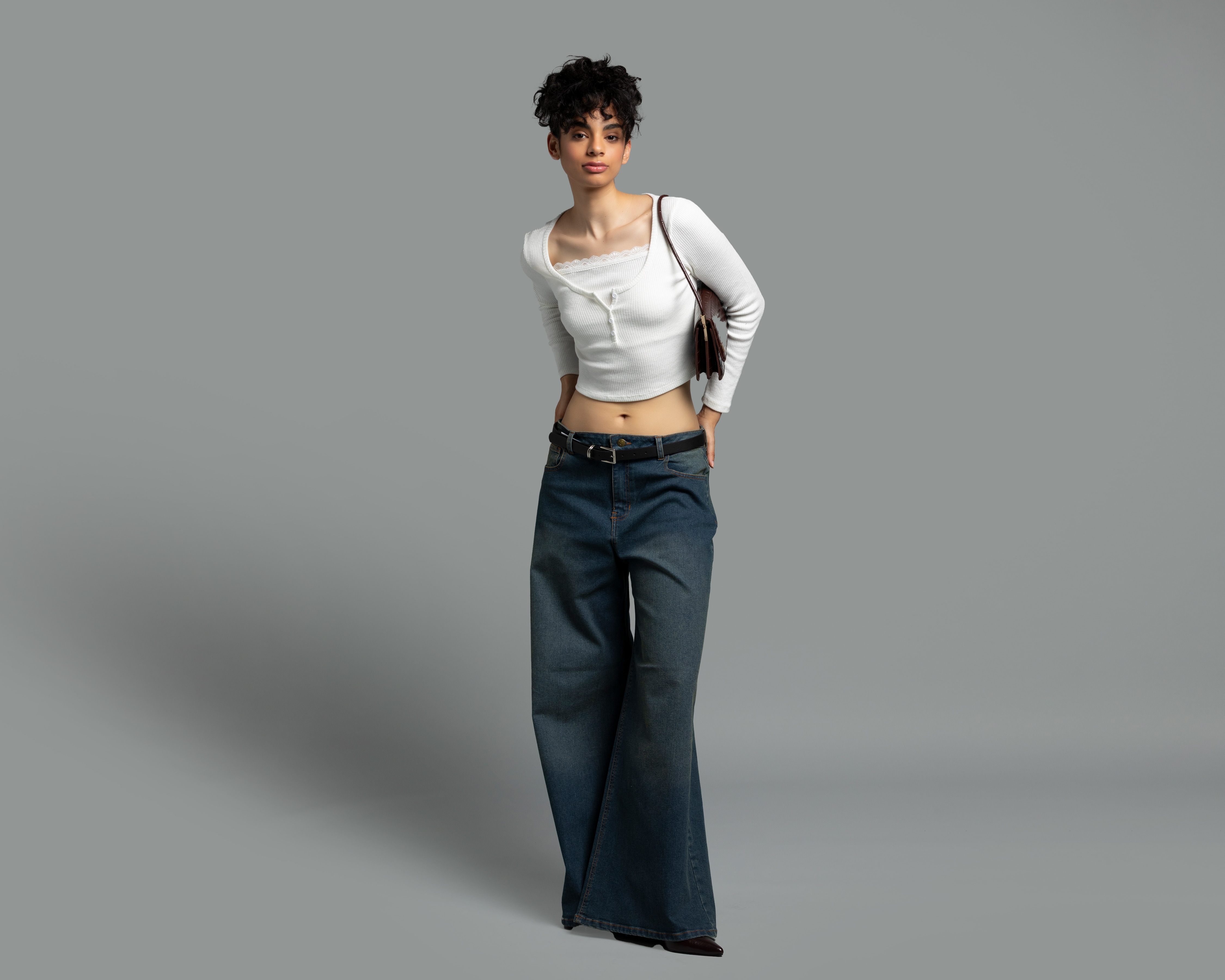 Blusa Manga Larga Strona para Mujer