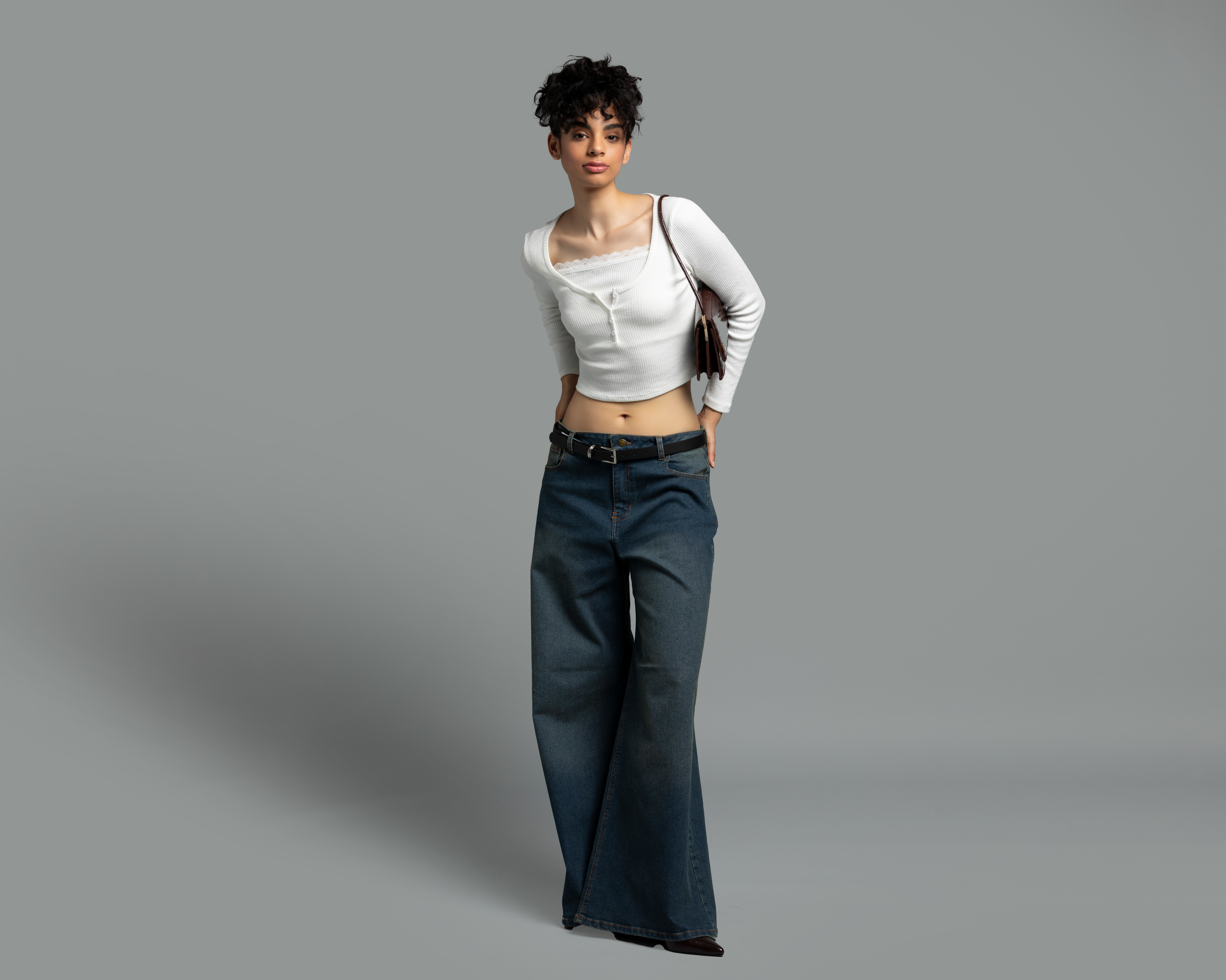 Blusa Manga Larga Strona para Mujer