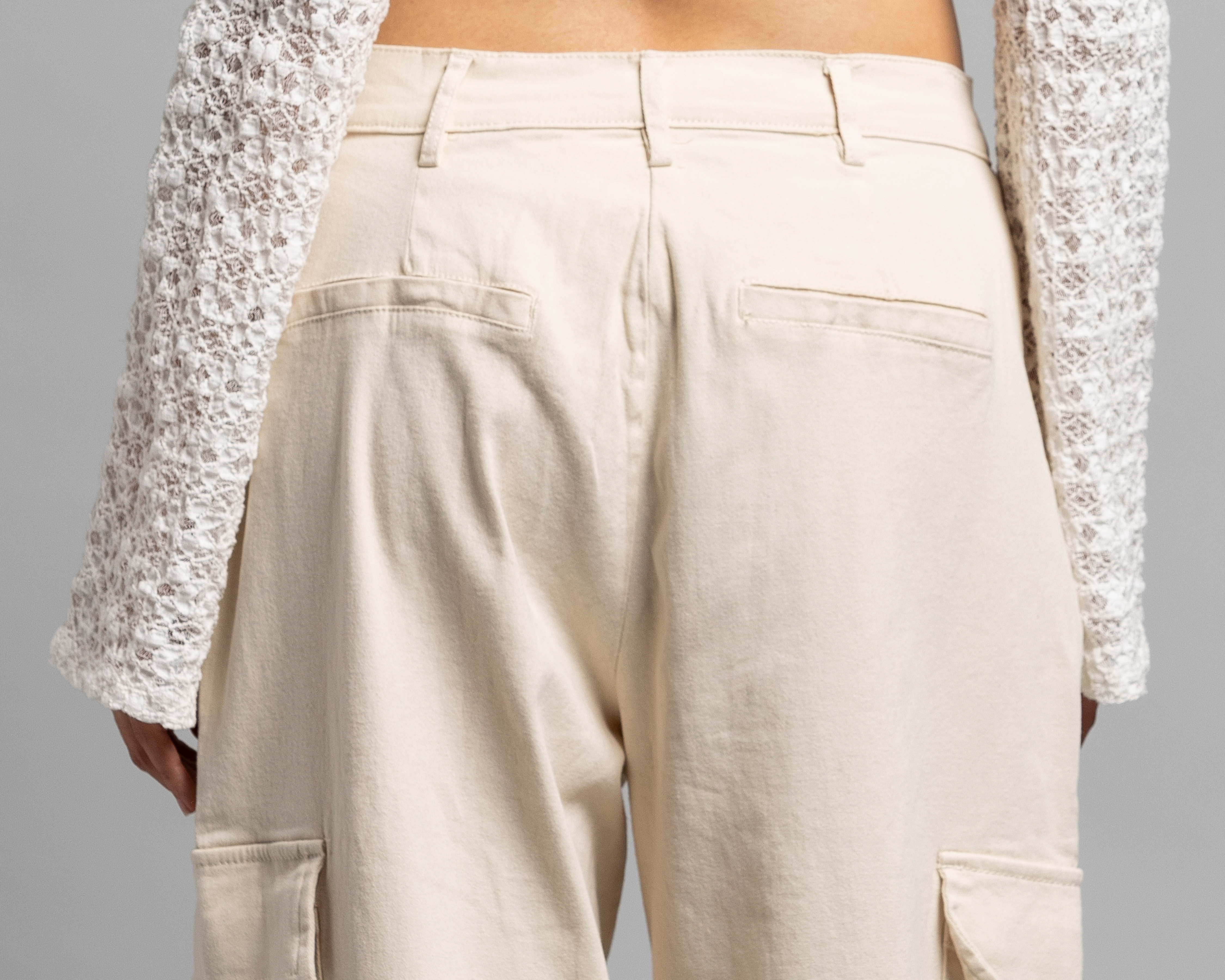 Foto 6 pulgar | Foto 5 | Pantalón Cargo Strona Beige para Mujer