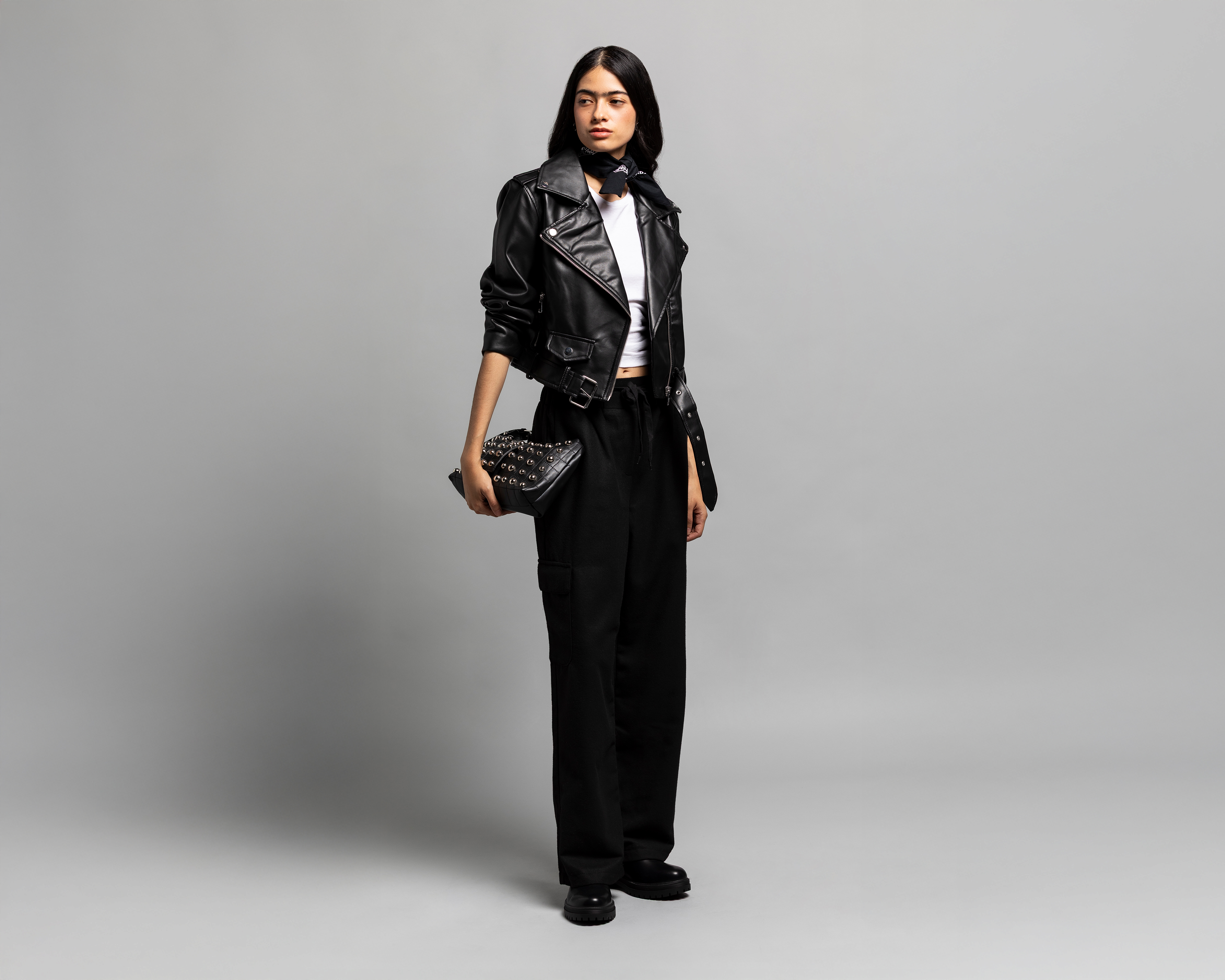 Pantalón Casual Strona Negro para Mujer