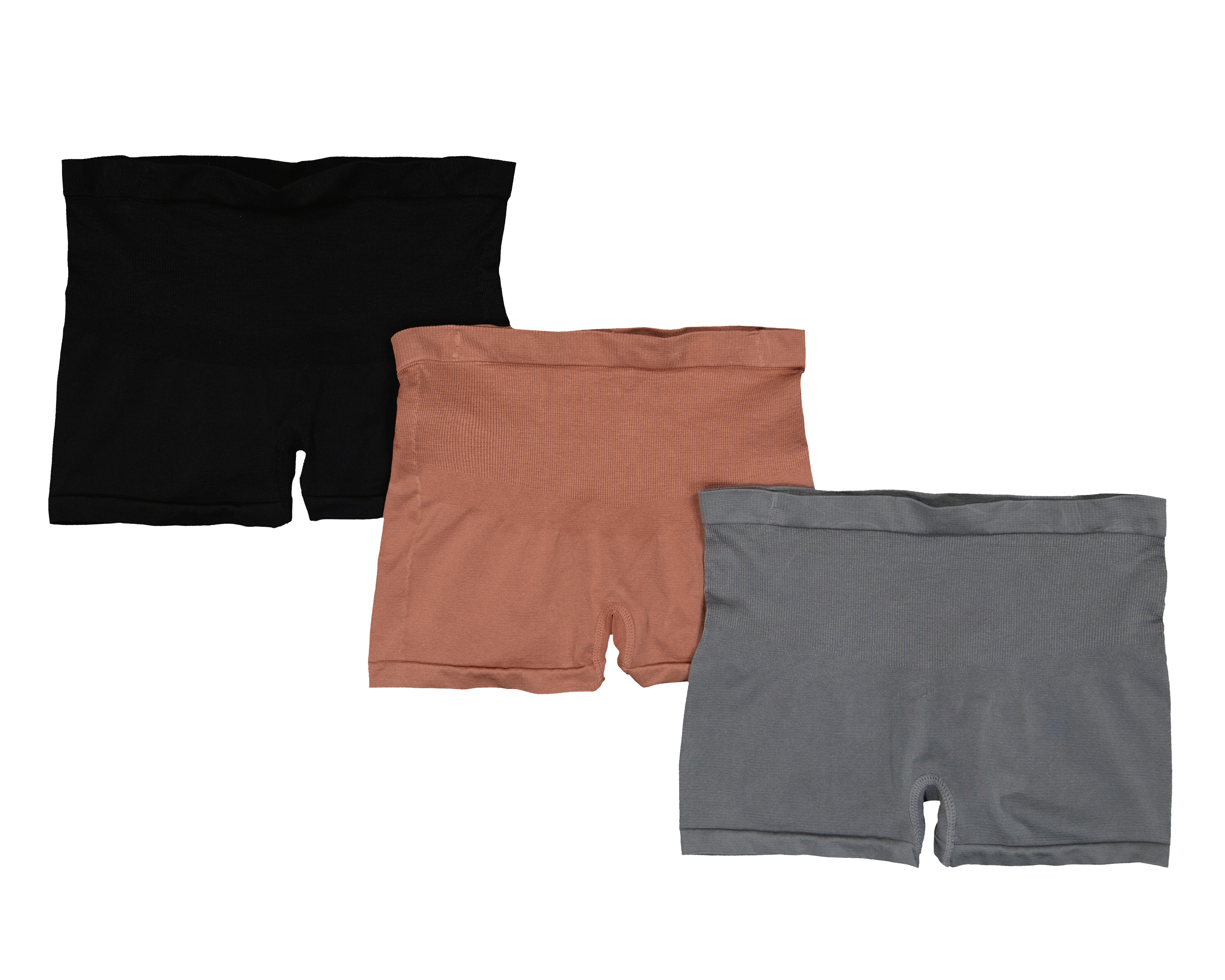 Foto 2 pulgar | Foto 1 | Bóxer Control Acanalado Beauty Secret para Mujer 3 Piezas