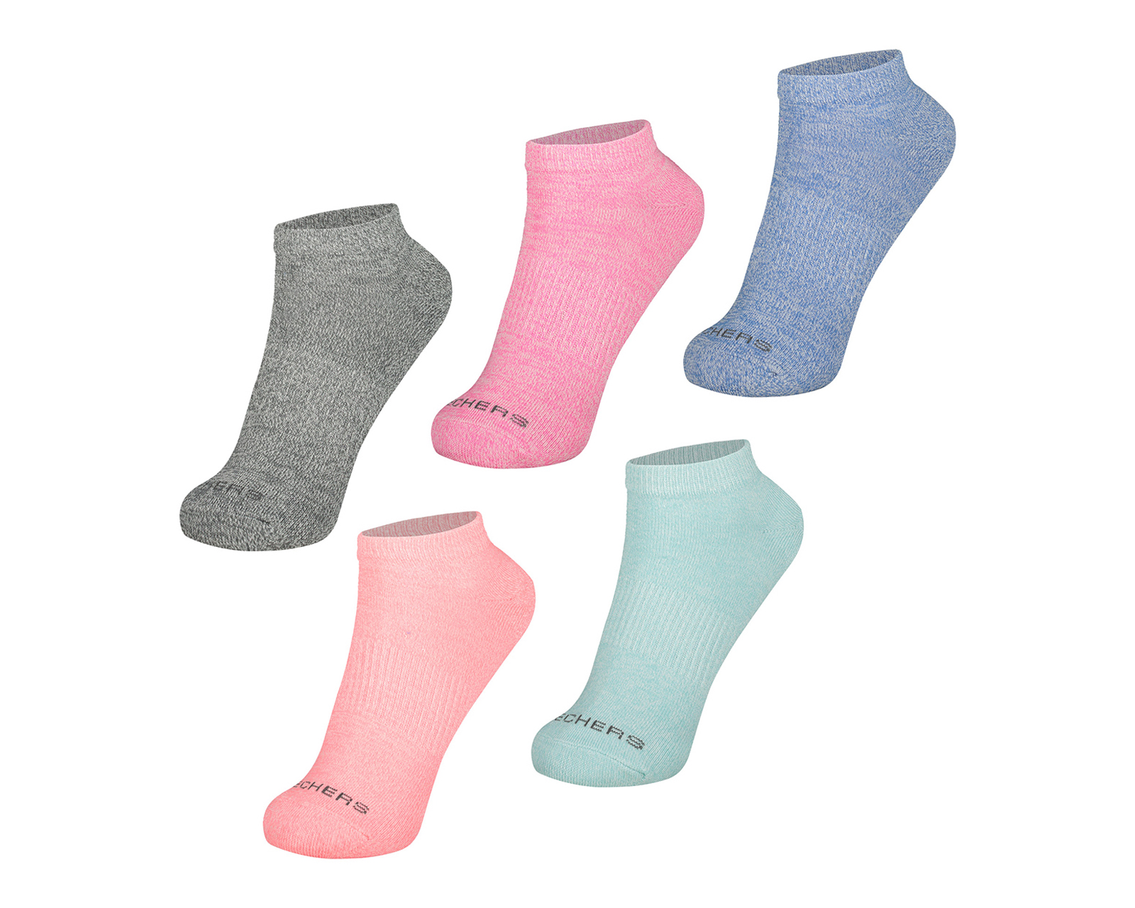 Calcetas Deportivas Skechers para Mujer 5 Pares