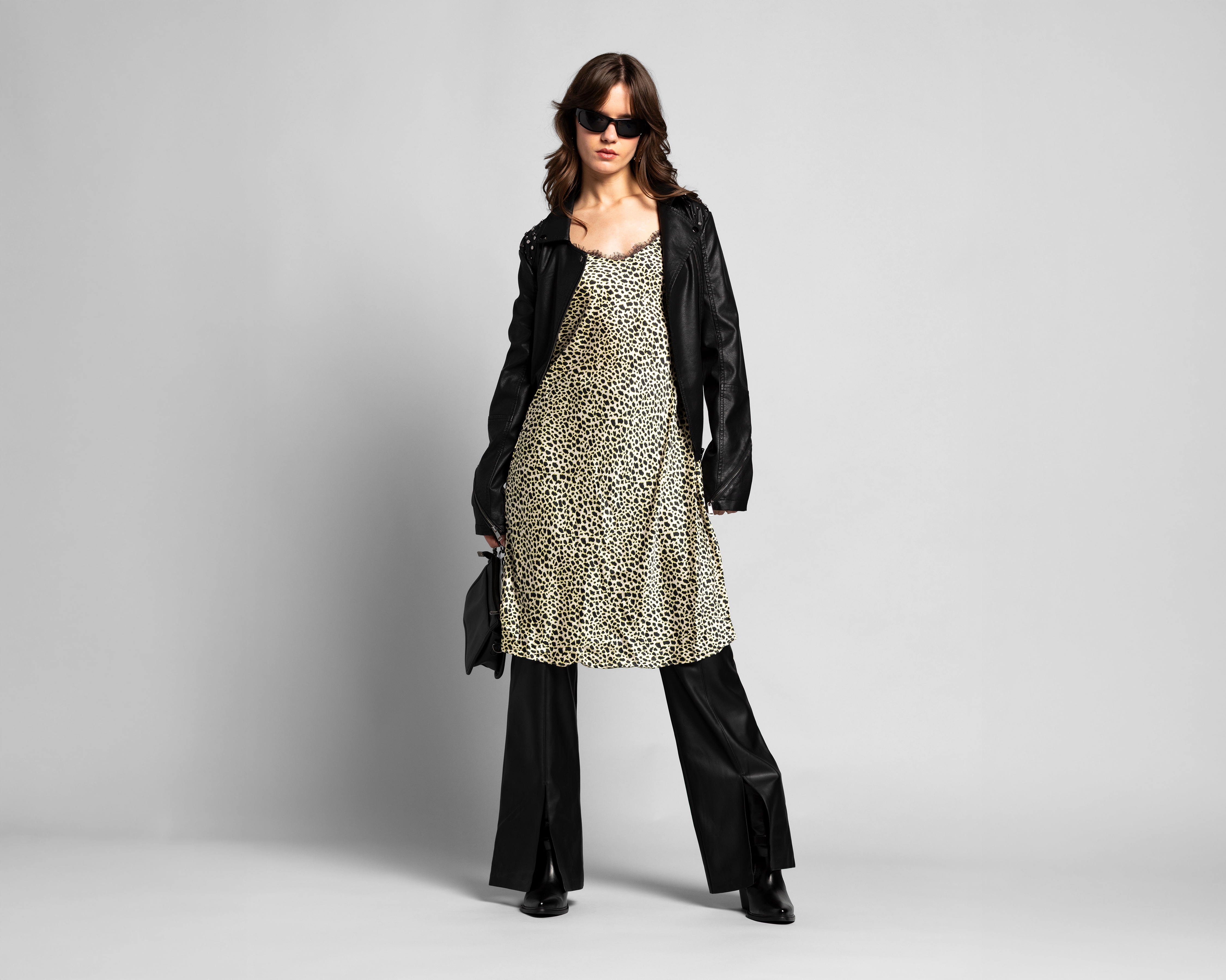 Vestido Casual Strona Animal Print de Tirantes para Mujer