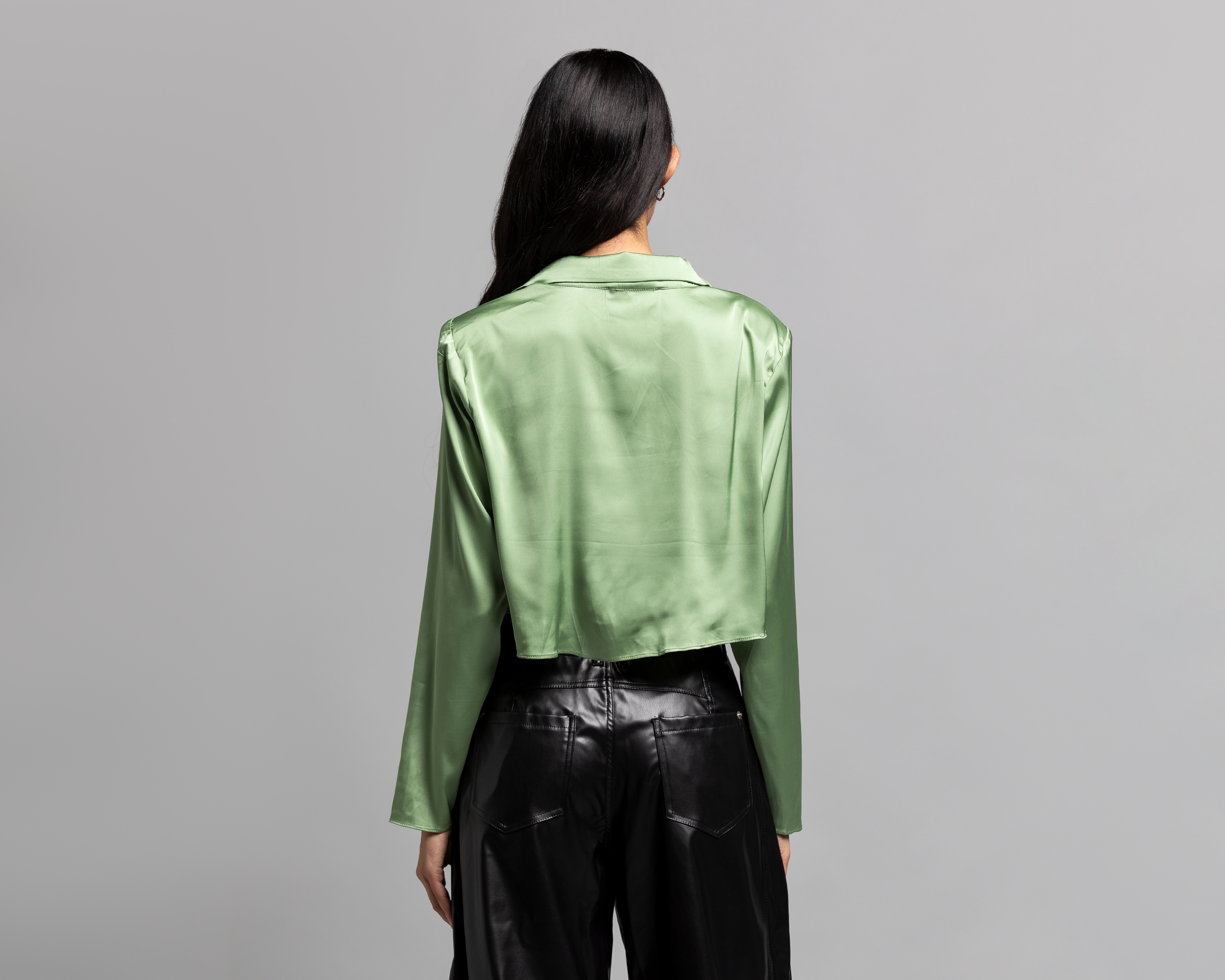 Foto 3 | Foto 3 | Blazer Verde Strona para Mujer