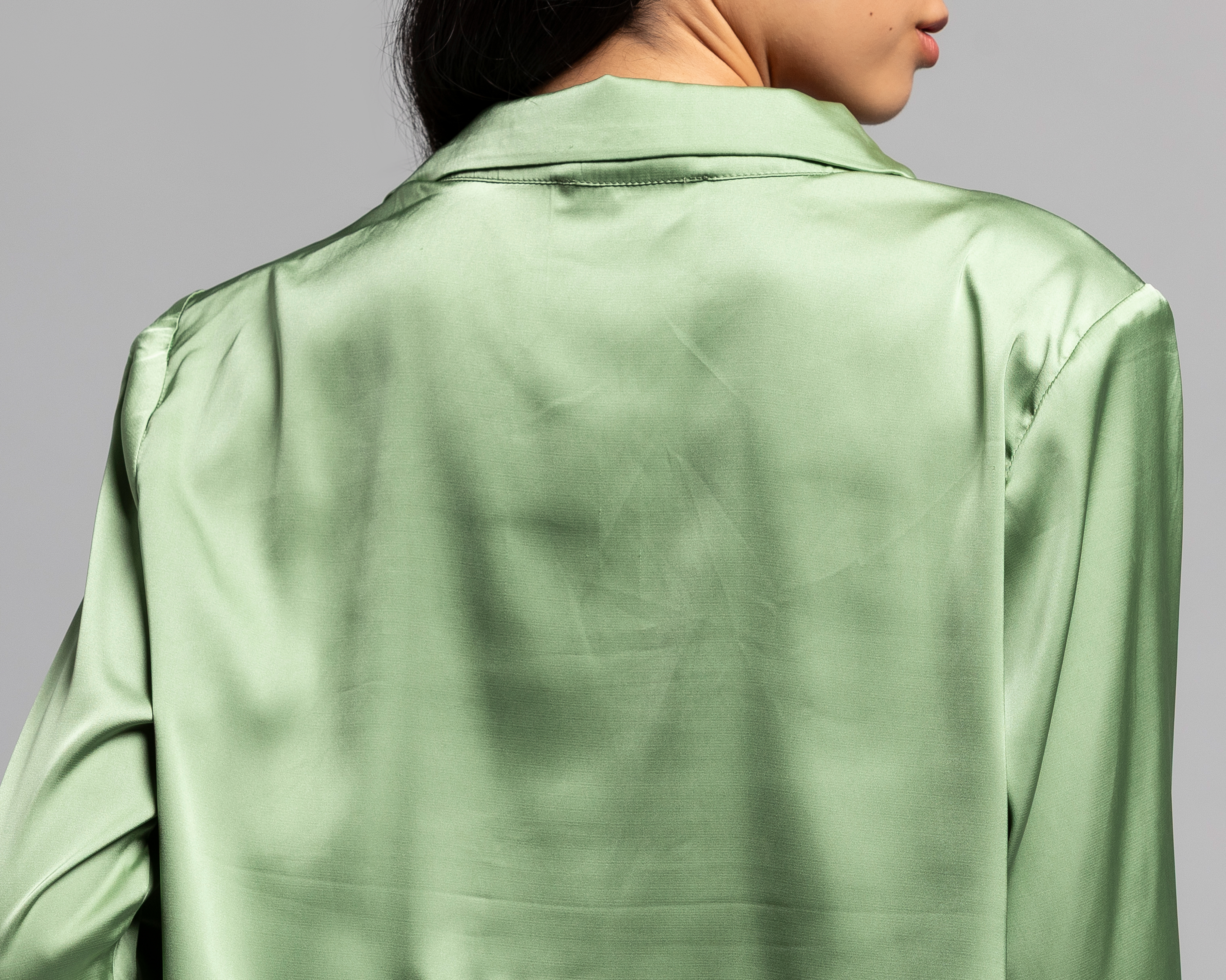 Foto 5 | Foto 5 | Blazer Verde Strona para Mujer