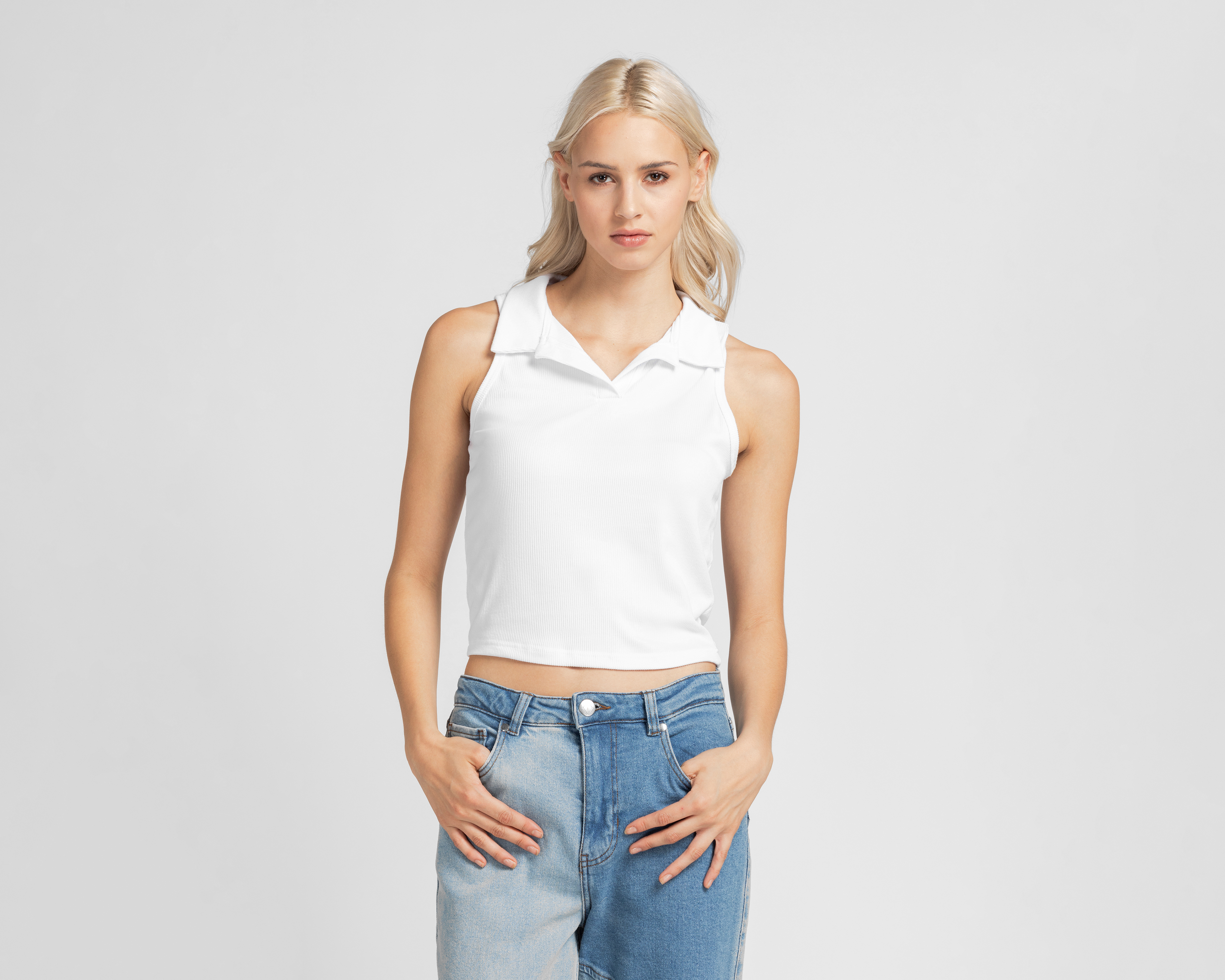 Foto 1 | Foto 1 | Playera Refill sin Mangas para Mujer