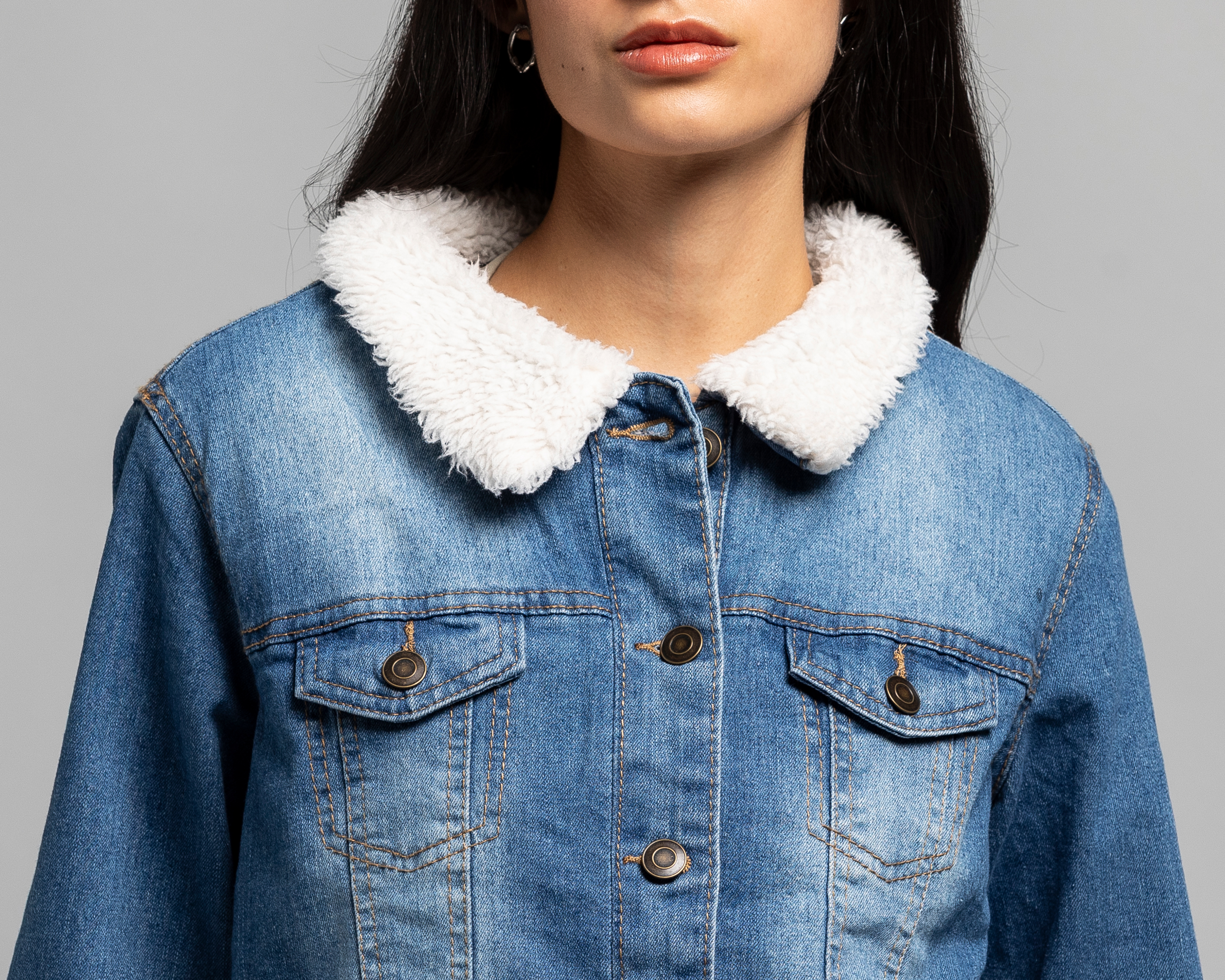 Foto 4 | Foto 4 | Chamarra de Mezclilla Strona para Mujer