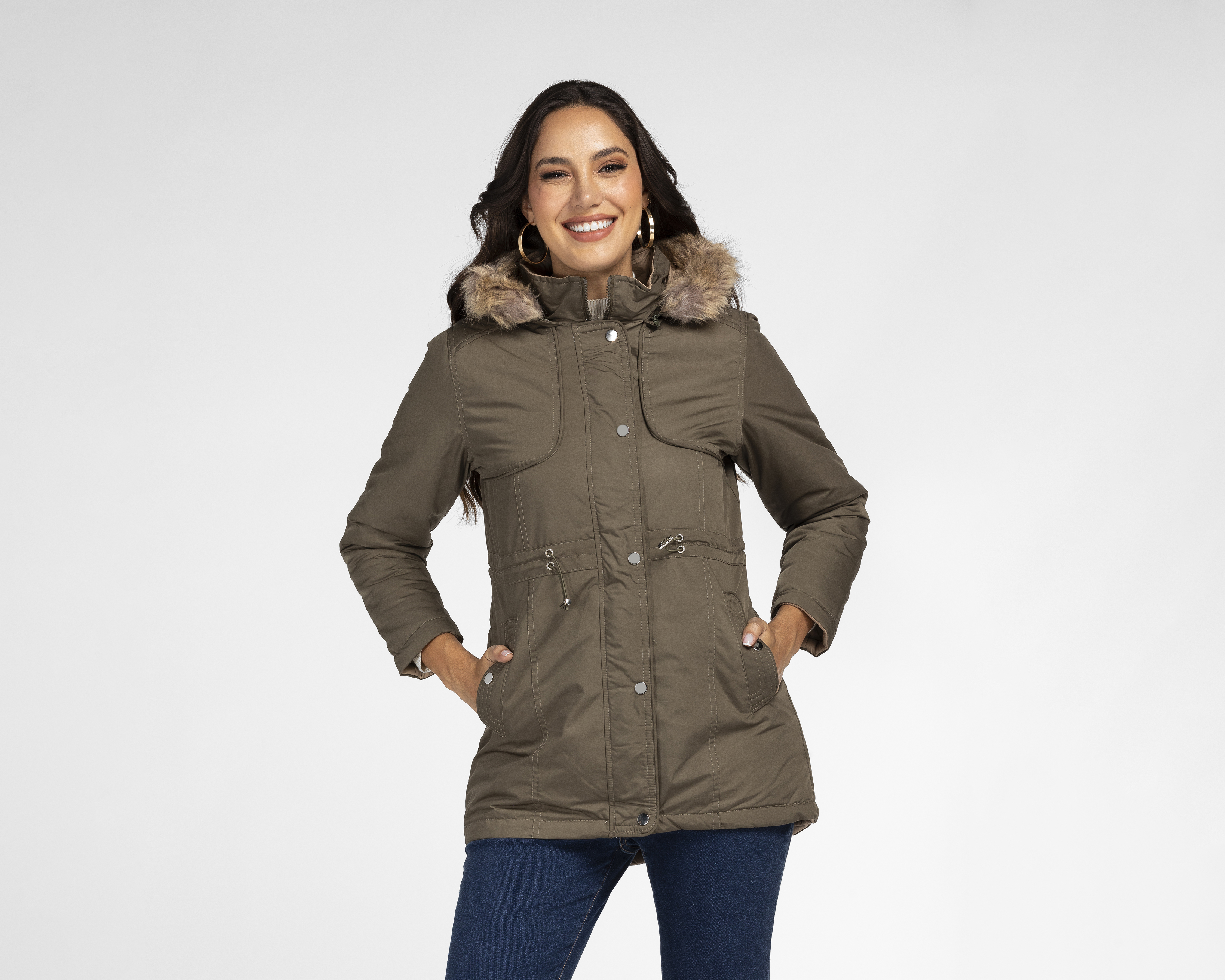 Chamarra Reversible Greenlander para Mujer