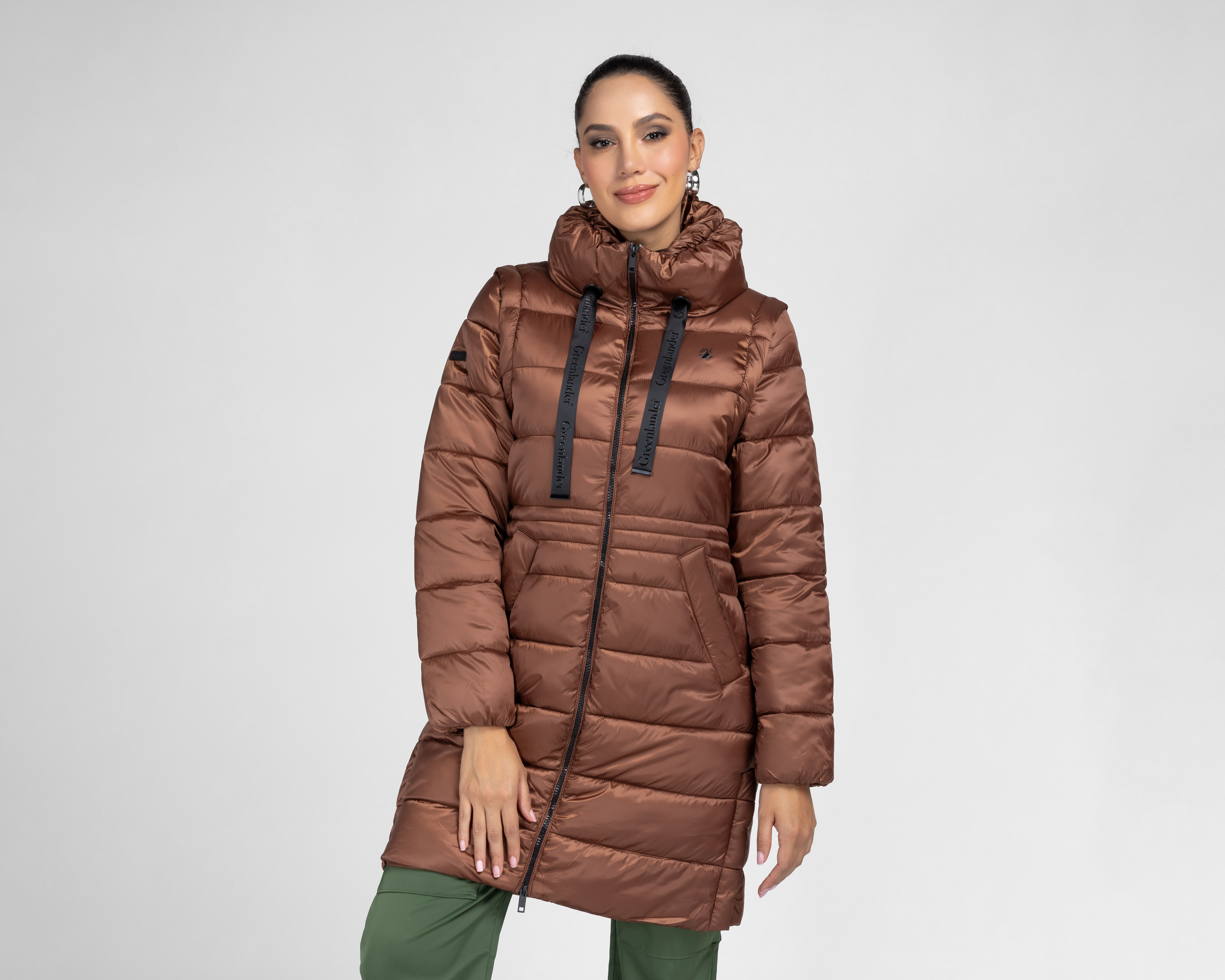 Chamarra Capitonada Greenlander para Mujer