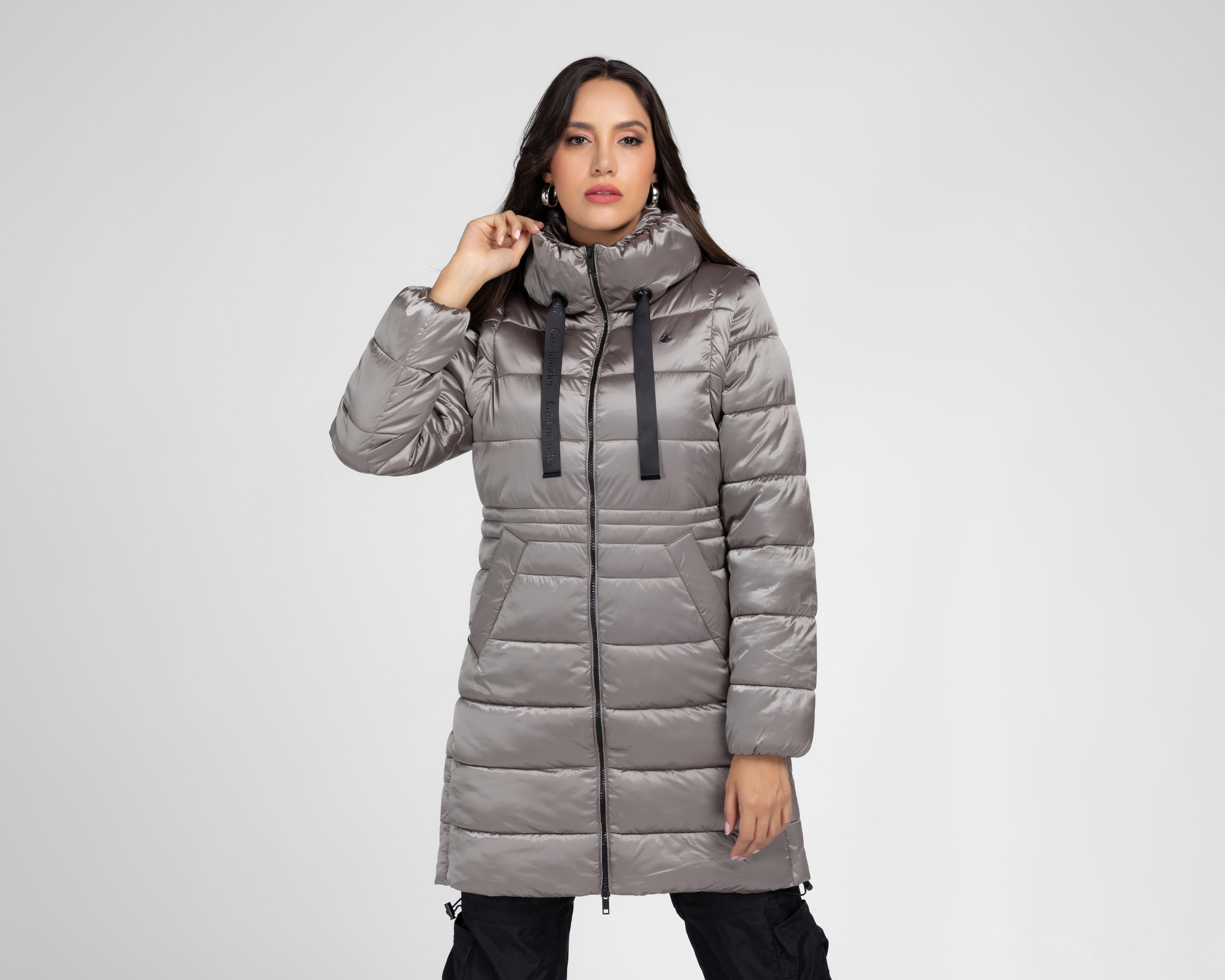 Chamarra de Cuello Alto Greenlander para Mujer