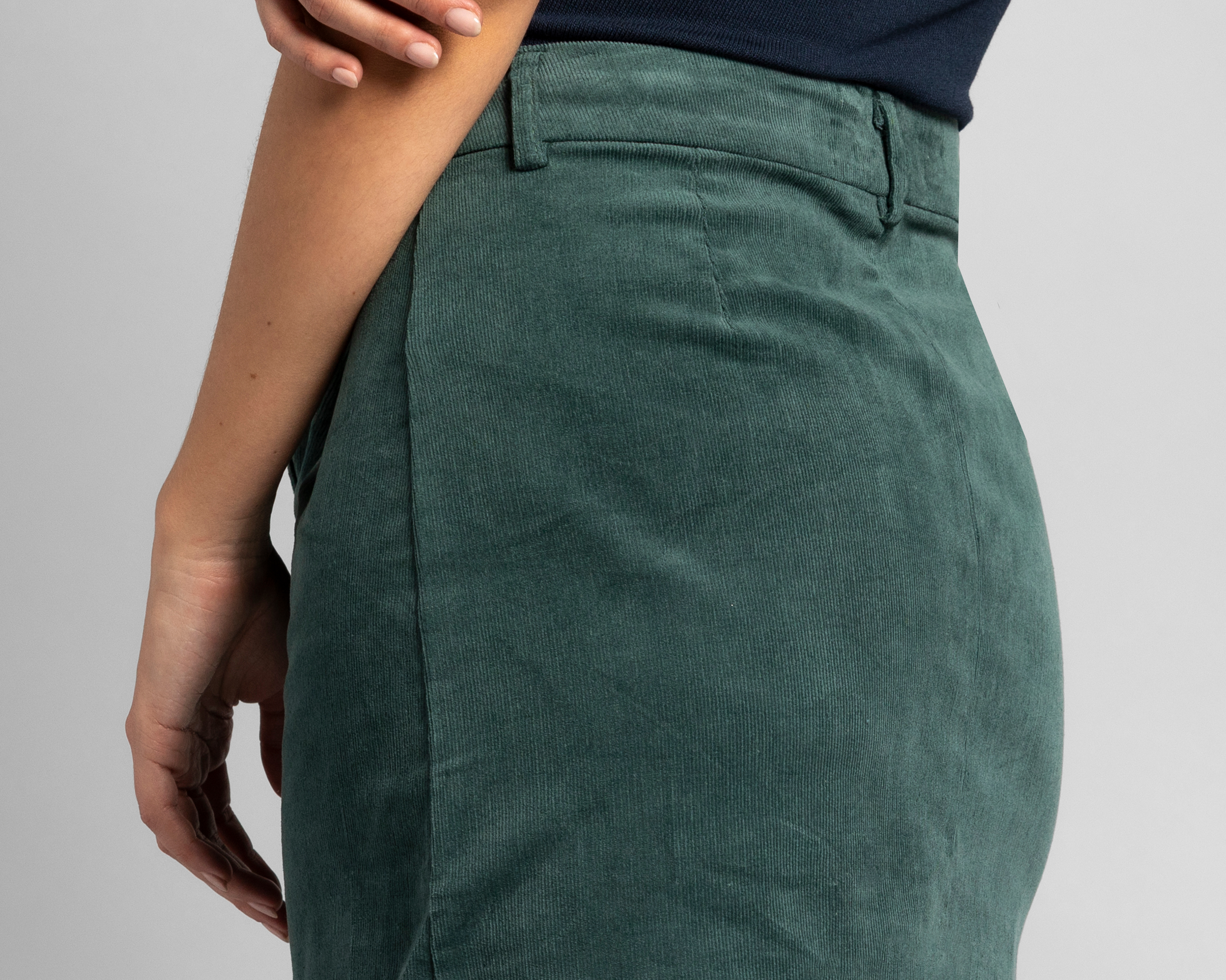 Foto 5 | Foto 5 | Falda Mini Strona Verde para Mujer