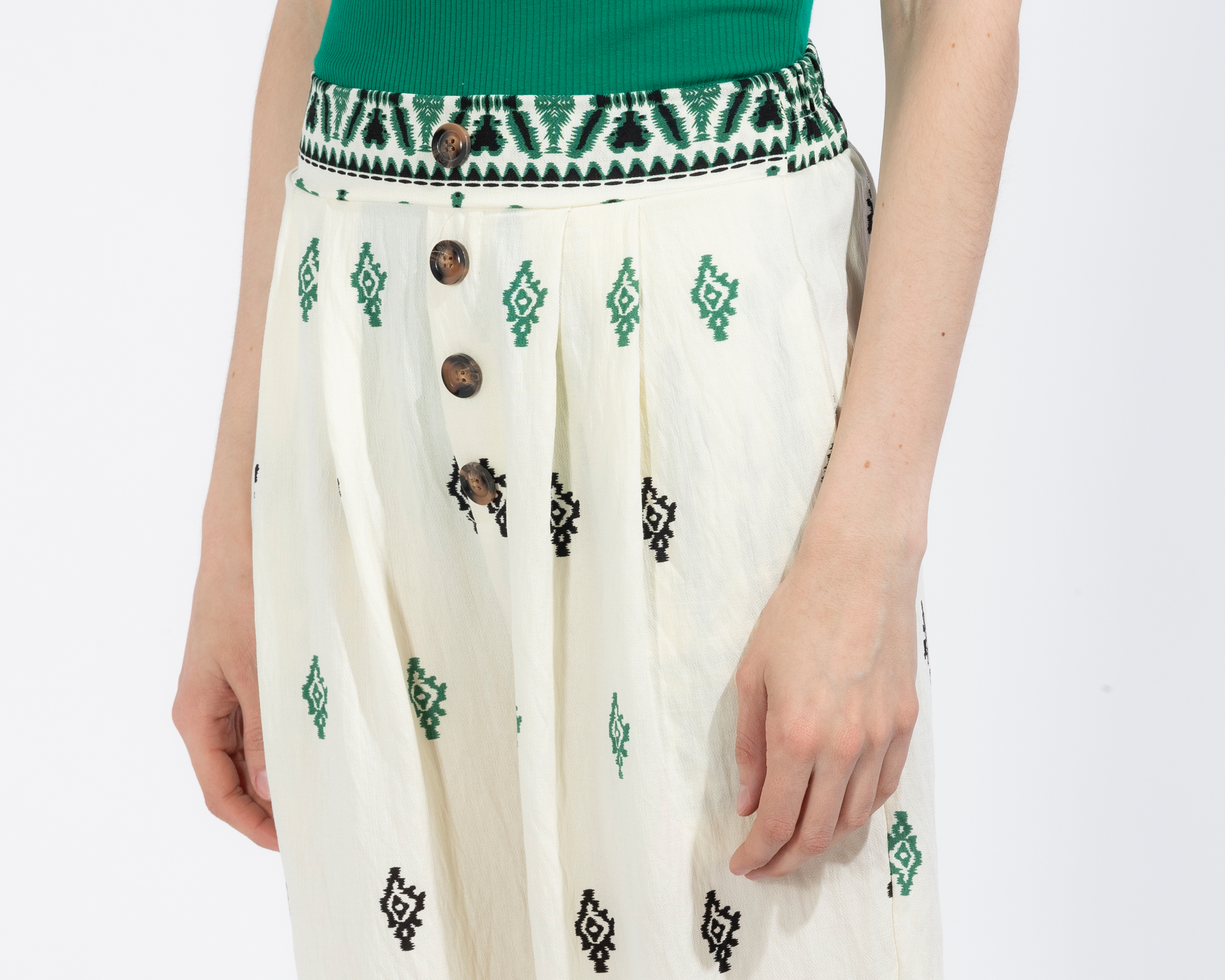 Foto 5 pulgar | Foto 4 | Pantalón Ancho Sahara Estampado Juvenil