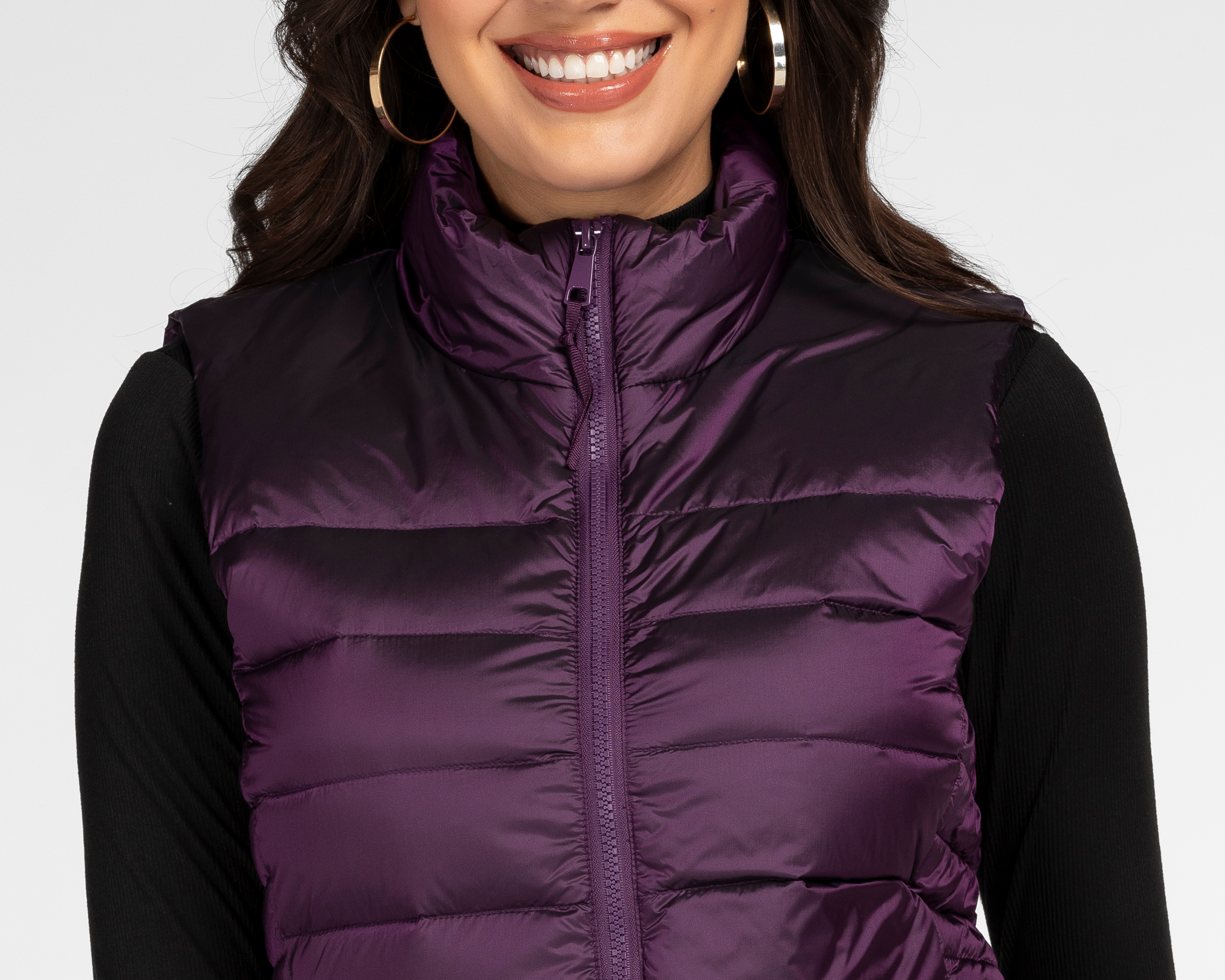 Foto 5 pulgar | Foto 4 | Chaleco Morado Greenlander para Mujer