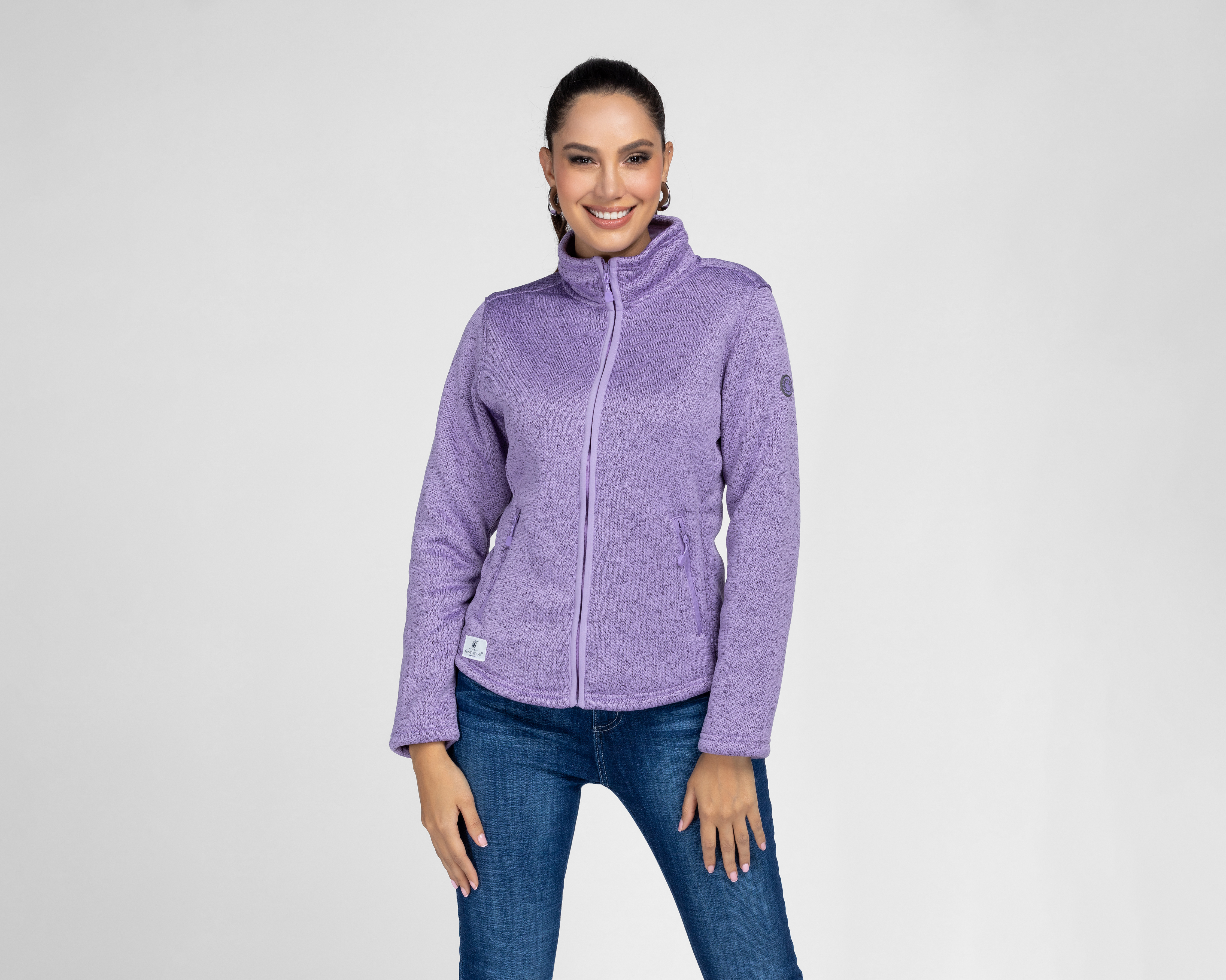 Foto 2 pulgar | Foto 1 | Sudadera con Bolsillos Greenlander para Mujer