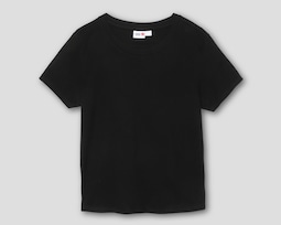 Playera Negra Lucky Star para Mujer