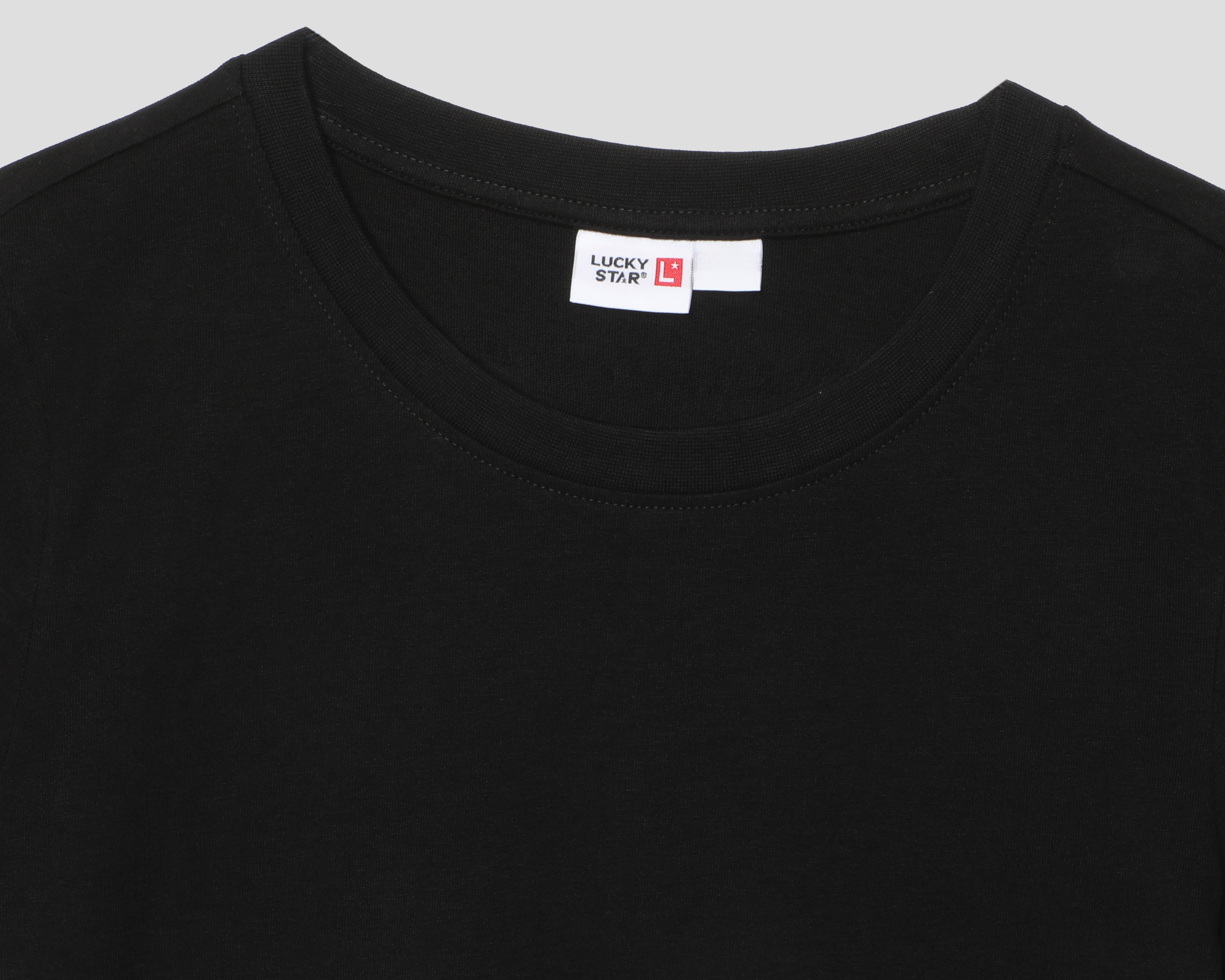 Foto 4 pulgar | Foto 3 | Playera Negra Lucky Star para Mujer