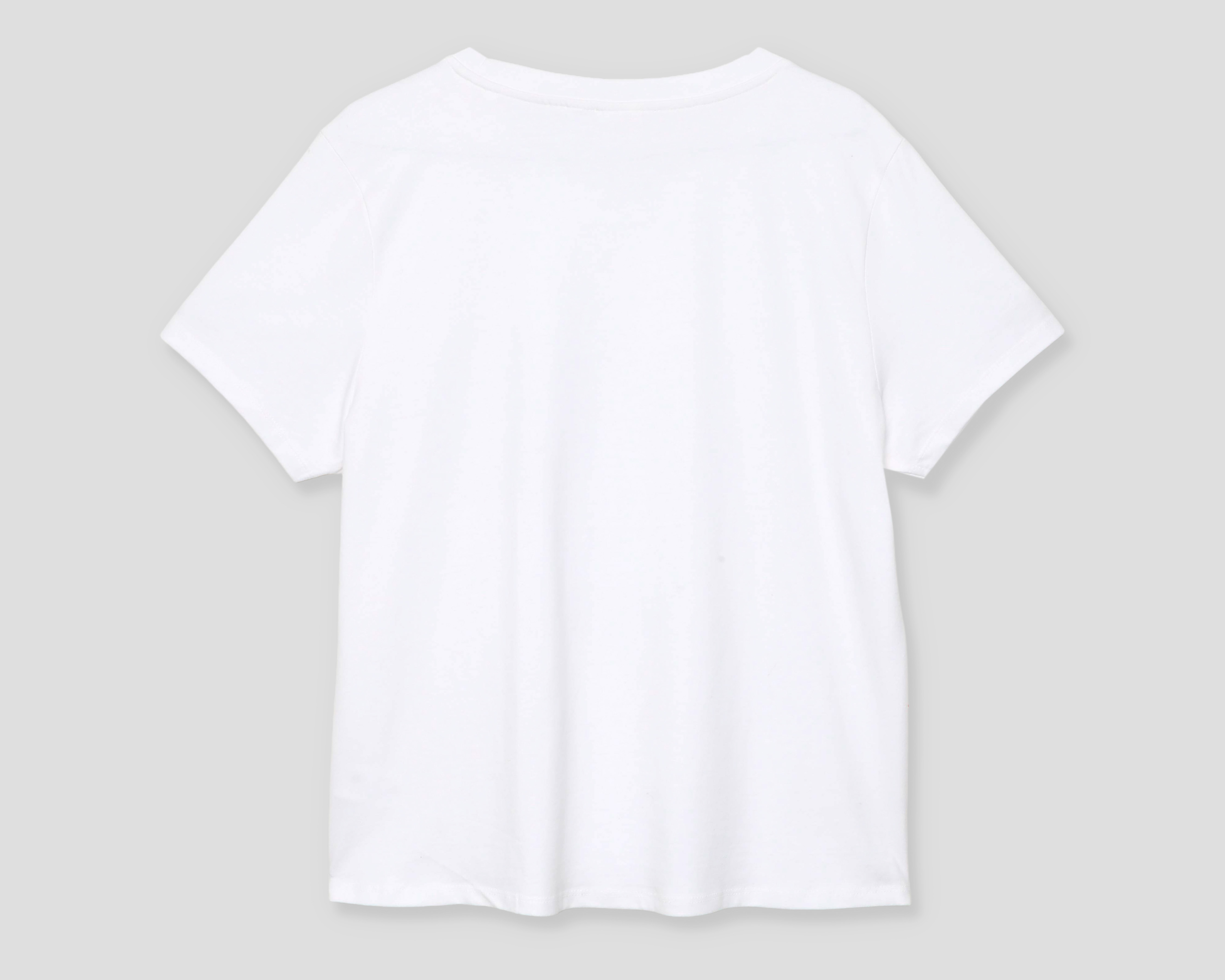 Foto 3 pulgar | Foto 2 | Playera Blanca Lucky Star para Mujer