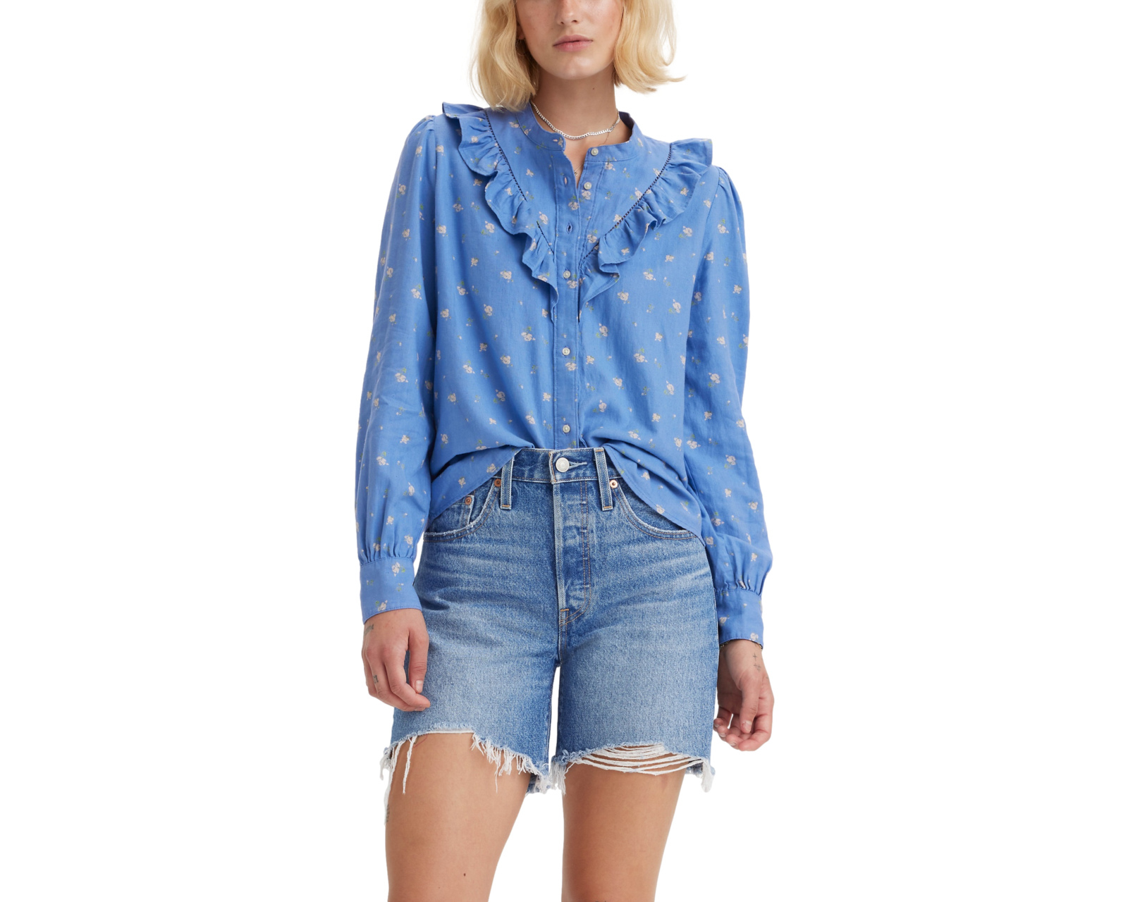 Foto 2 pulgar | Foto 1 | Blusa Manga Larga Levi's para Mujer