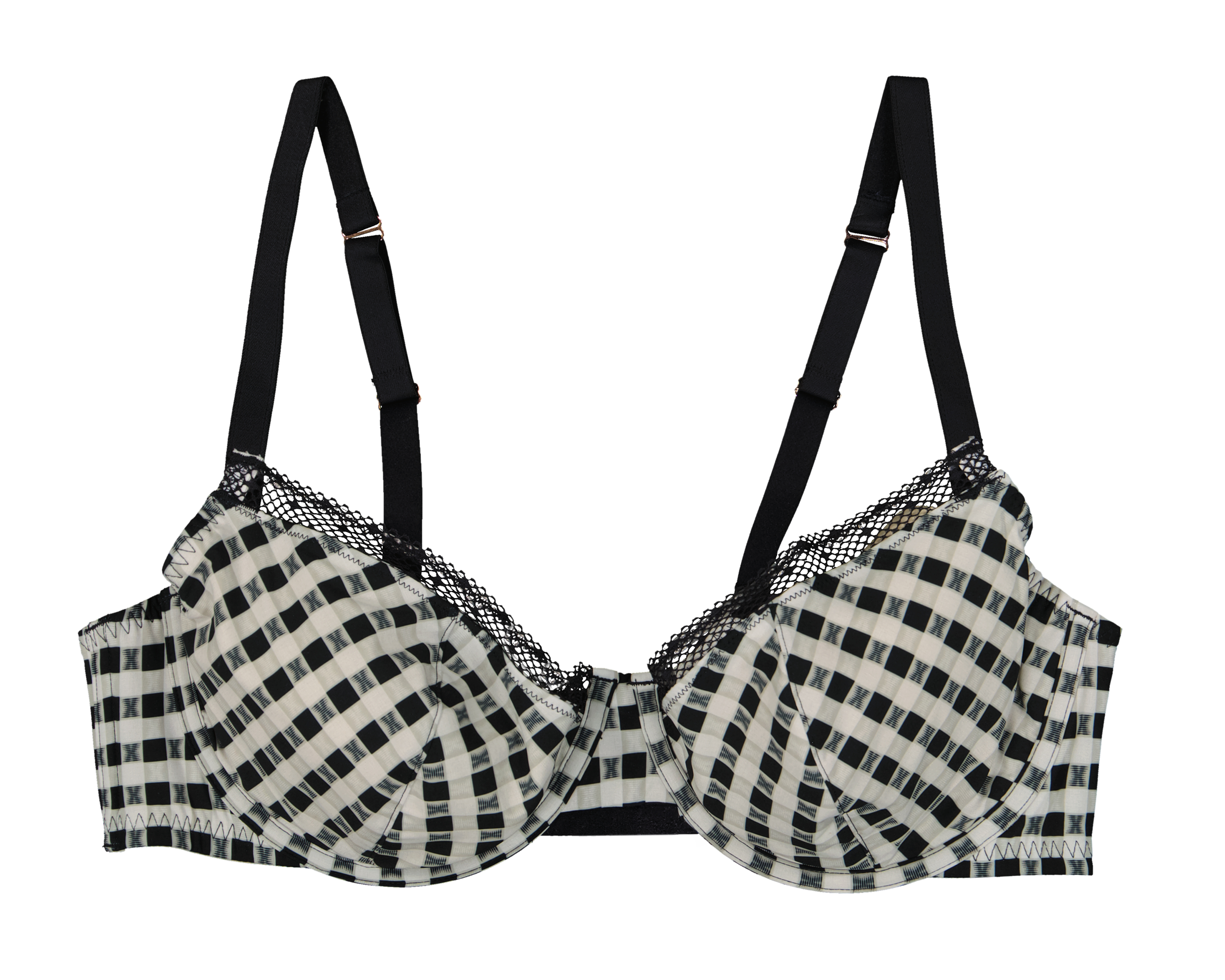 Brasier de Copa Completa a Cuadros Savage x Fenty