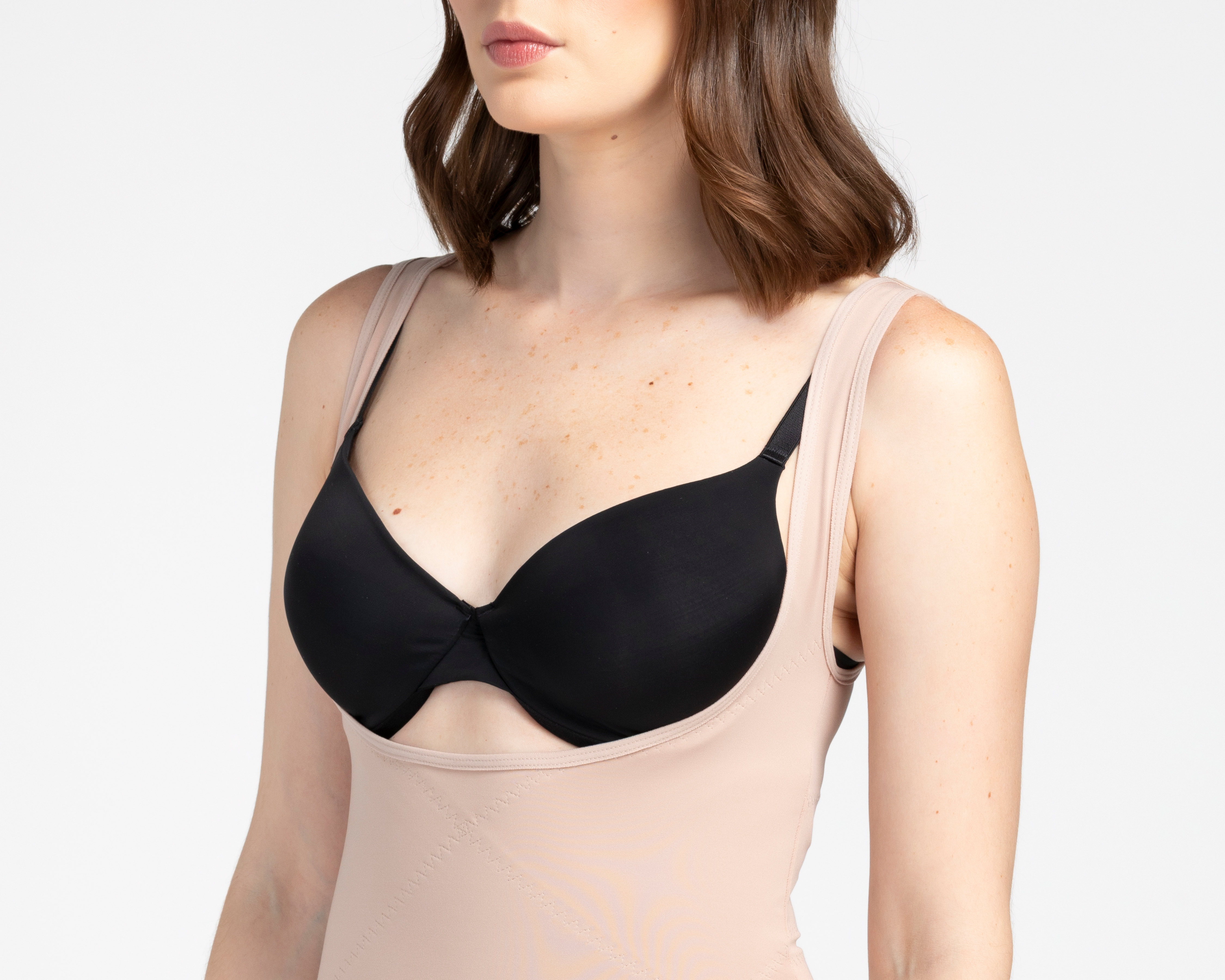 Foto 4 pulgar | Foto 3 | Body con Control Nude Beauty Secret Mediana Compresión para Mujer