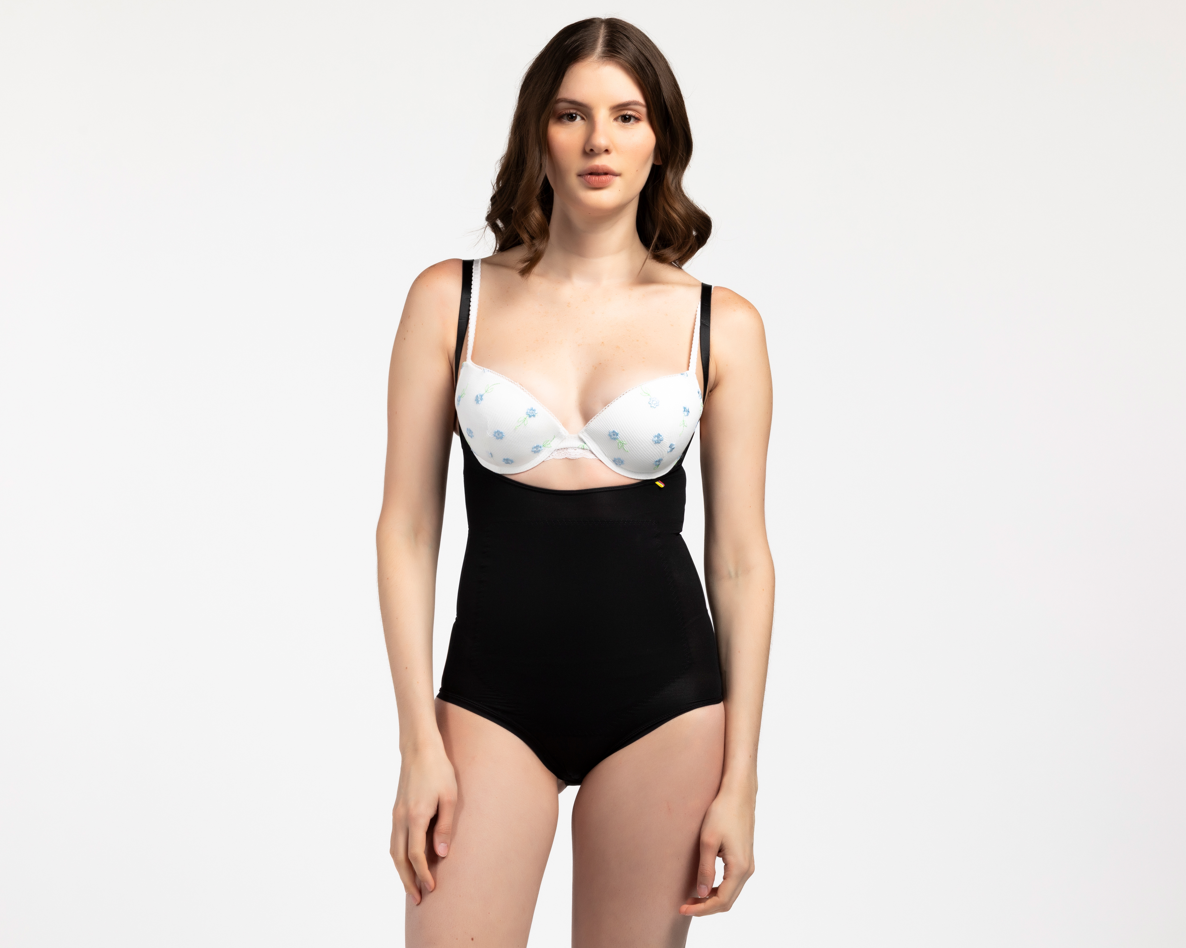 Body con Control Negro Diane Poitiere Alta Compresión para Mujer