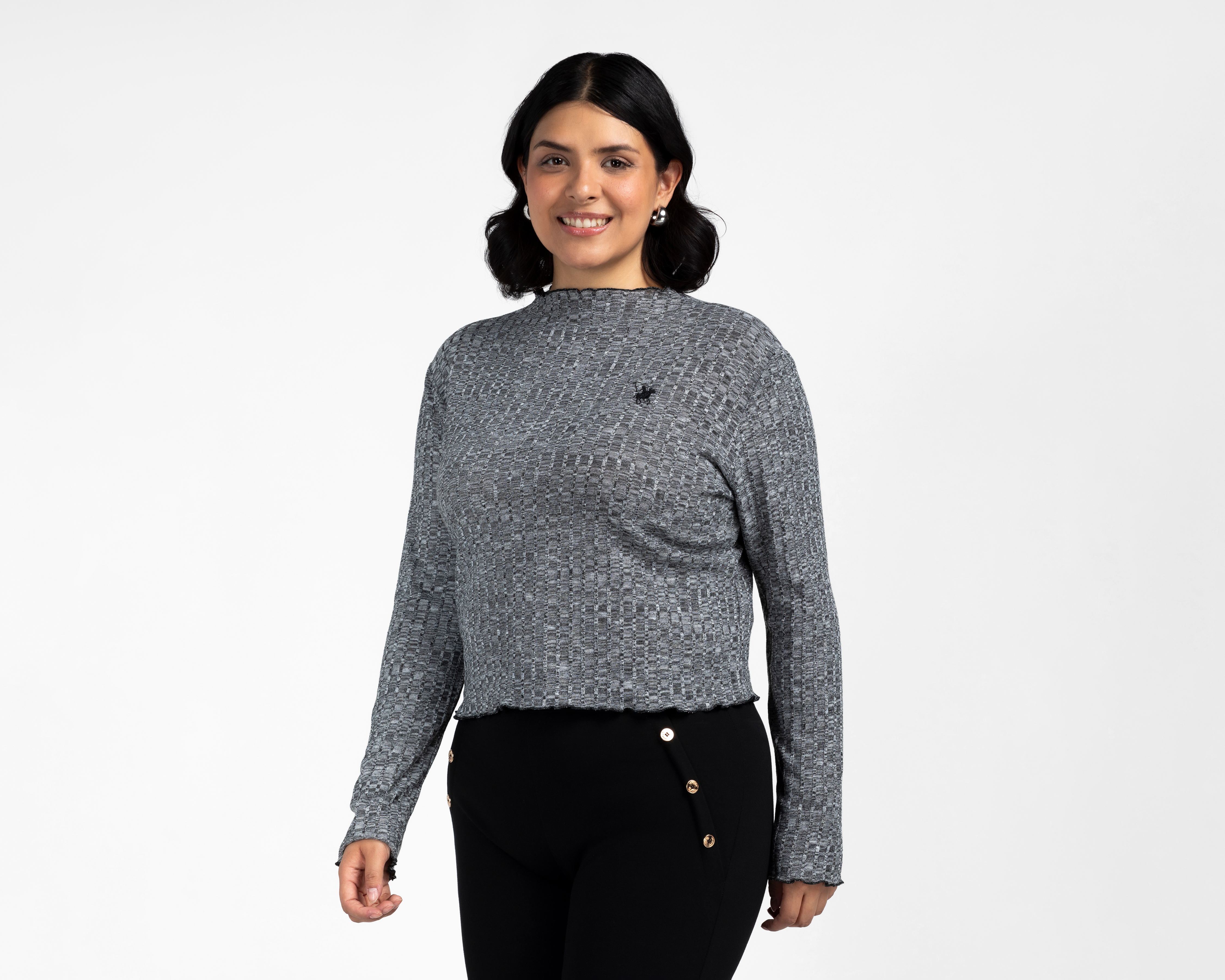 Playera Manga Larga York Team Polo Club para Mujer