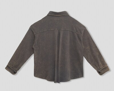 Foto 2 | Foto 2 | Chamarra de Algodón Gris Strona para Mujer