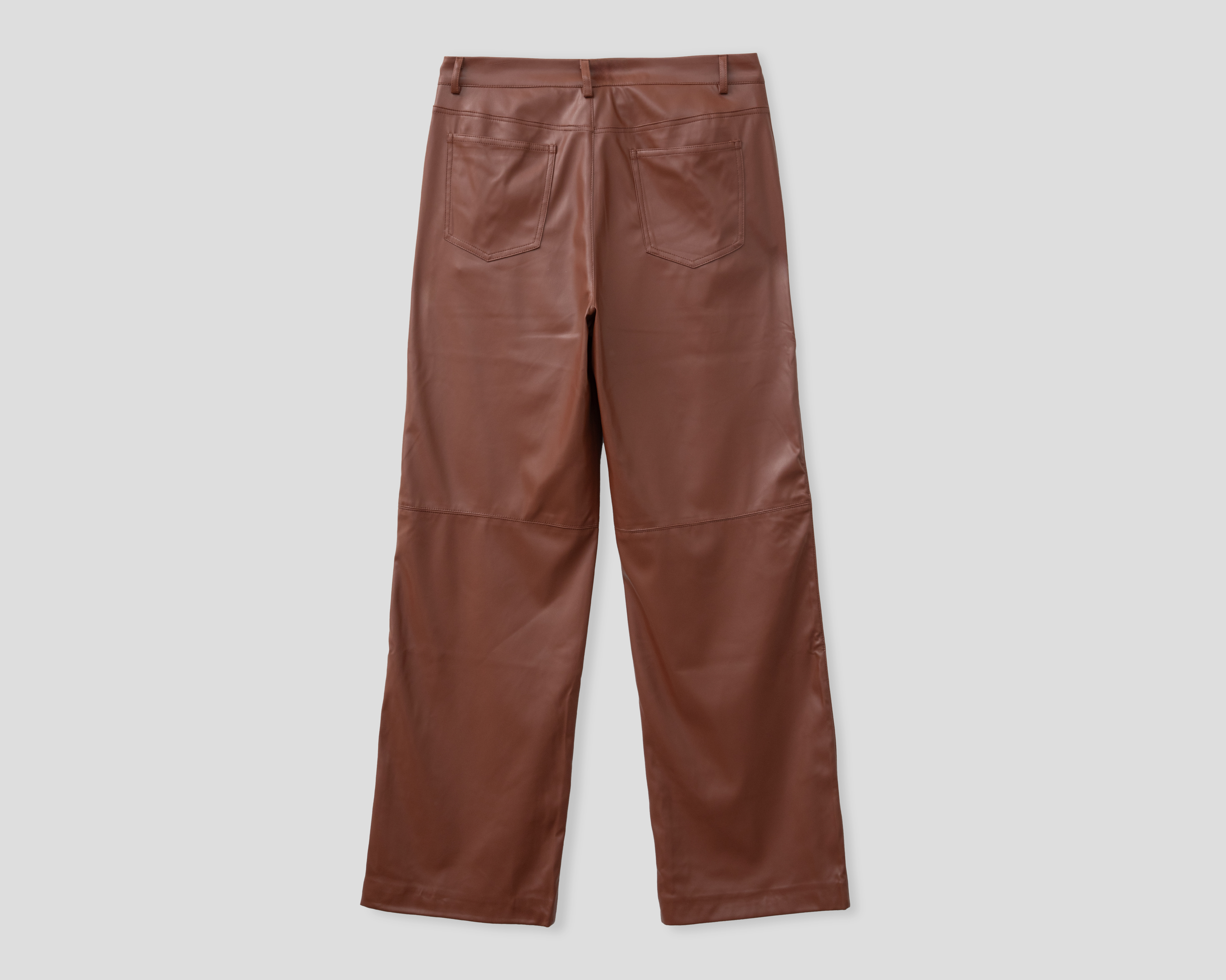 Foto 3 pulgar | Foto 2 | Pantalón Ancho Sahara tipo Vinipiel para Mujer