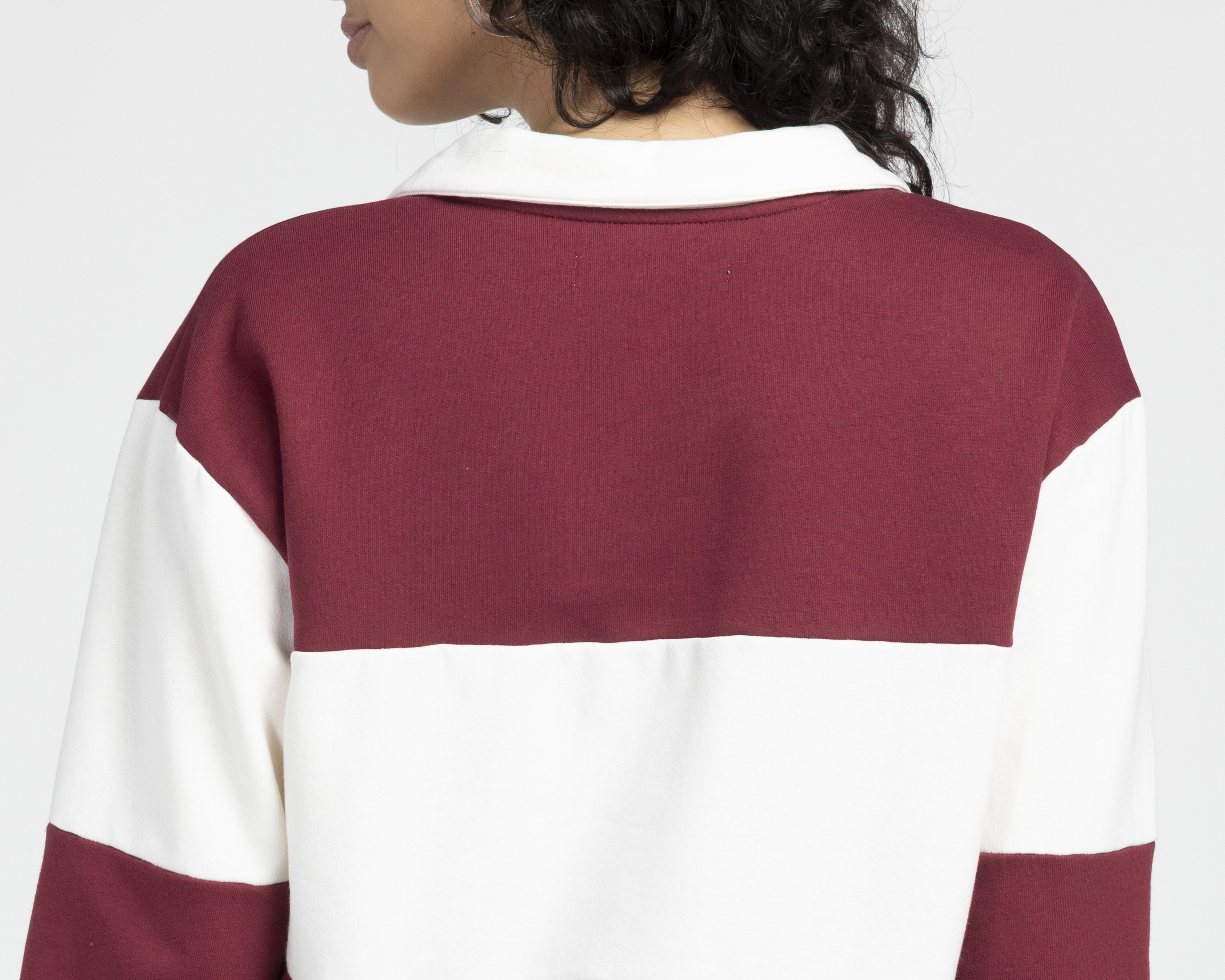 Foto 6 pulgar | Foto 5 | Sudadera con Cuello Polo Refill para Mujer