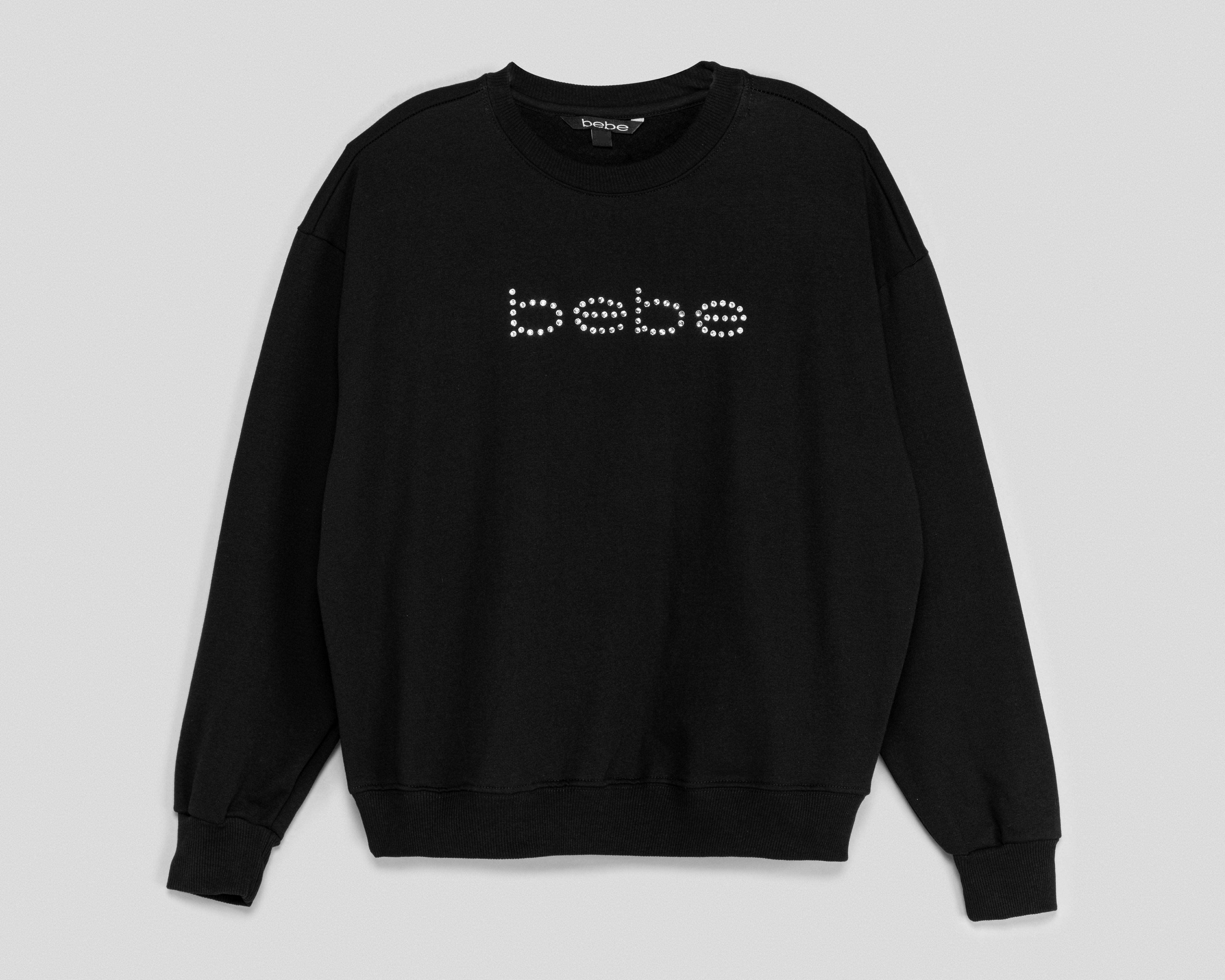 Foto 2 pulgar | Foto 1 | Sudadera Negra Bebe para Mujer