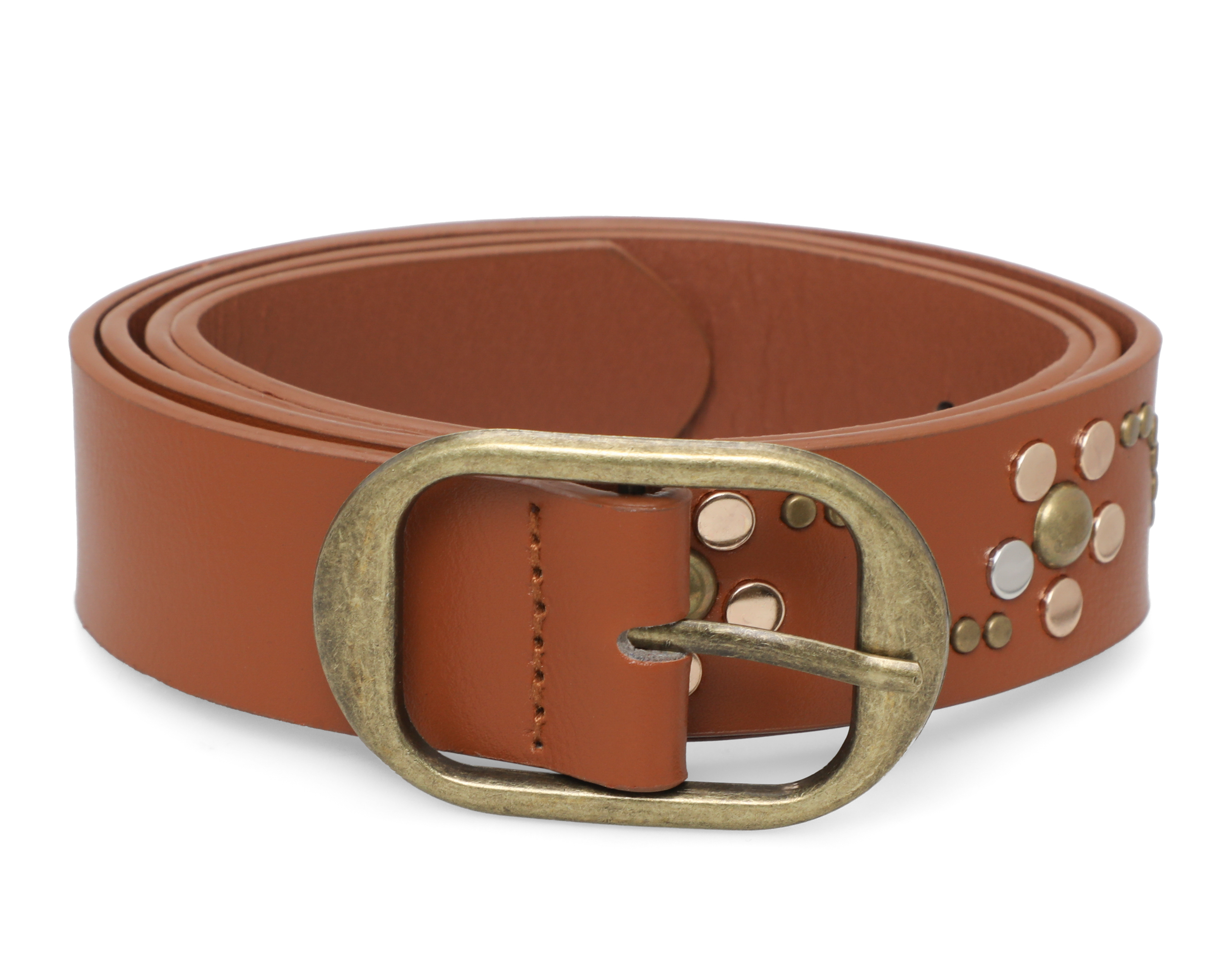 Foto 2 pulgar | Foto 1 | Cinturón para Mujer Strona Café