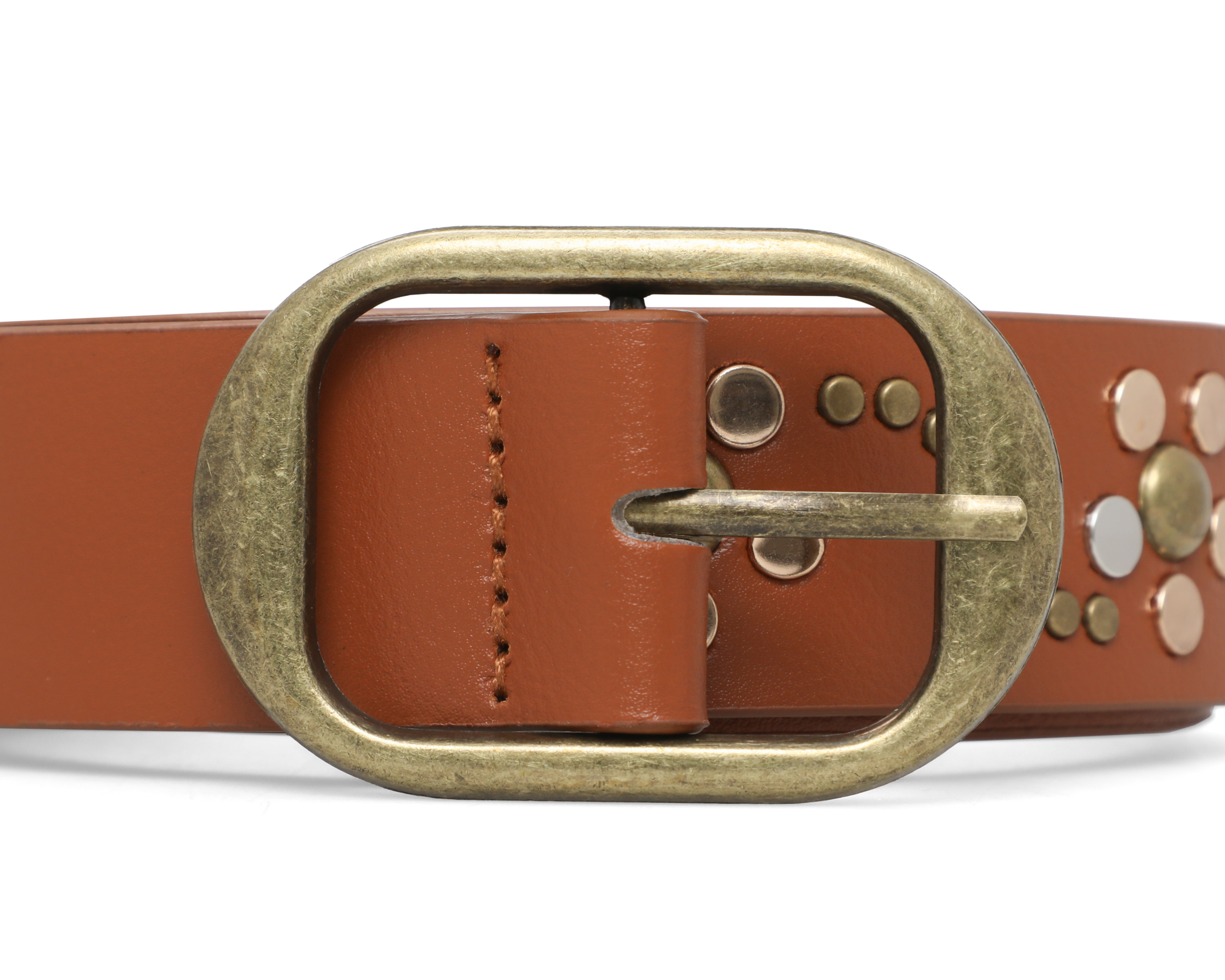 Foto 4 pulgar | Foto 3 | Cinturón para Mujer Strona Café