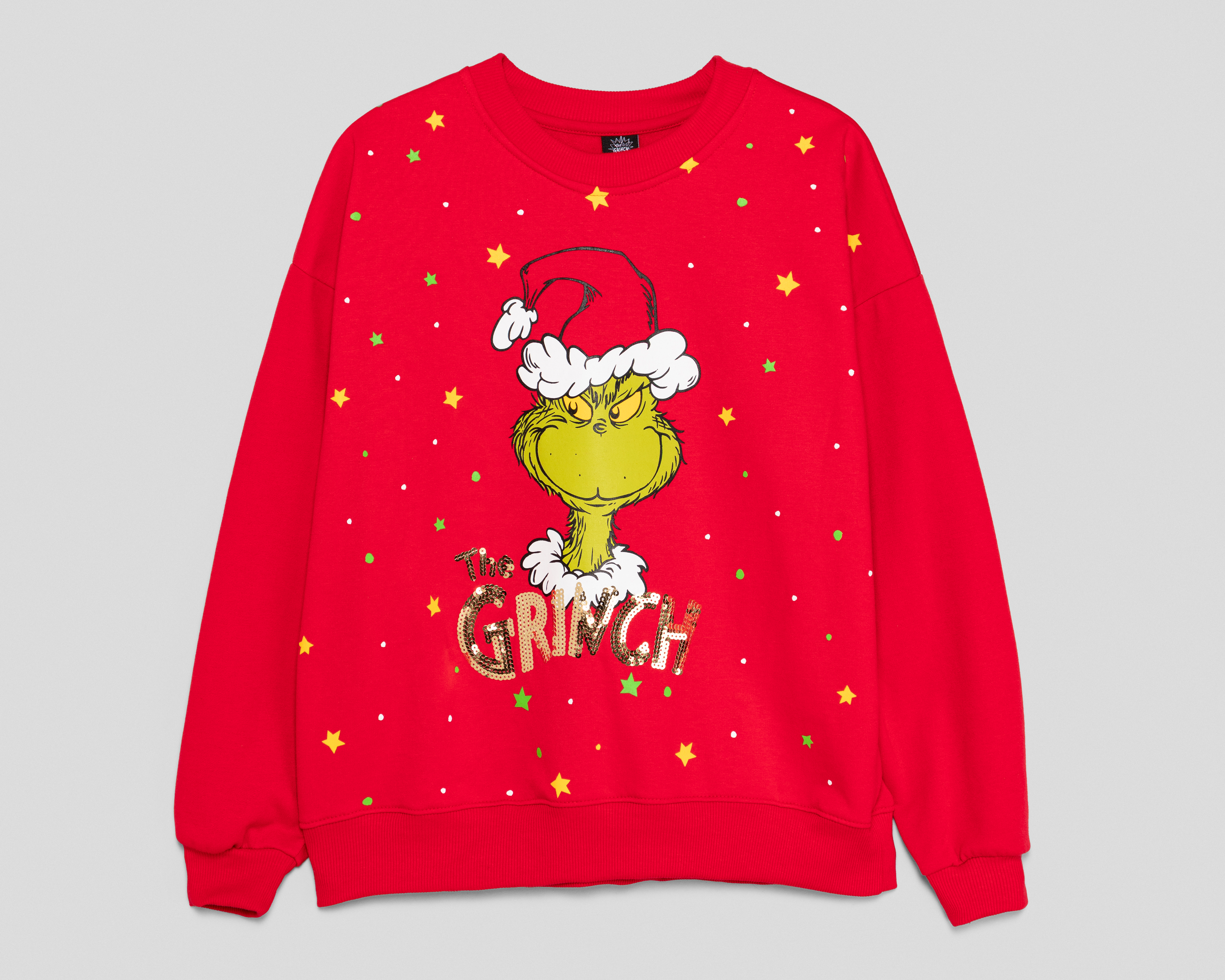 Foto 1 | Foto 1 | Sudadera Roja Dr. Seuss The Grinch para Mujer