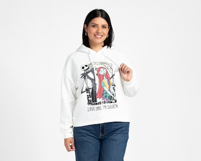Foto 1 | Foto 1 | Sudadera con Capucha Disney Jack para Mujer