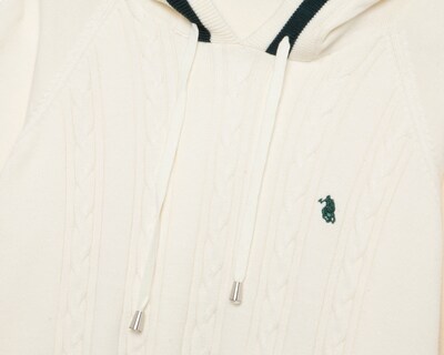 Foto 3 | Foto 3 | Sudadera Beige con Capucha Polo Union Club para Mujer