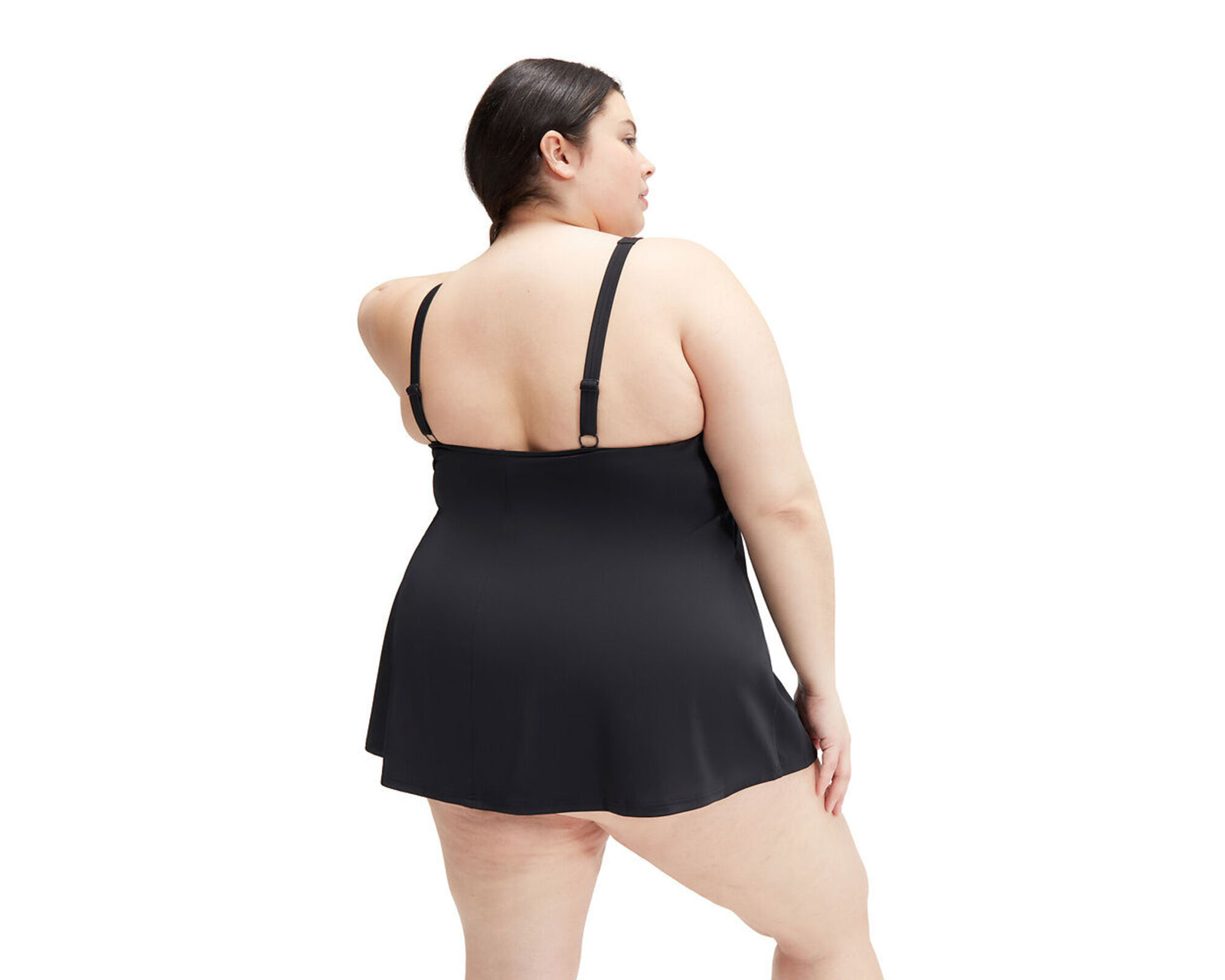 Foto 3 pulgar | Foto 2 | Traje de Baño Completo Speedo Negro para Mujer