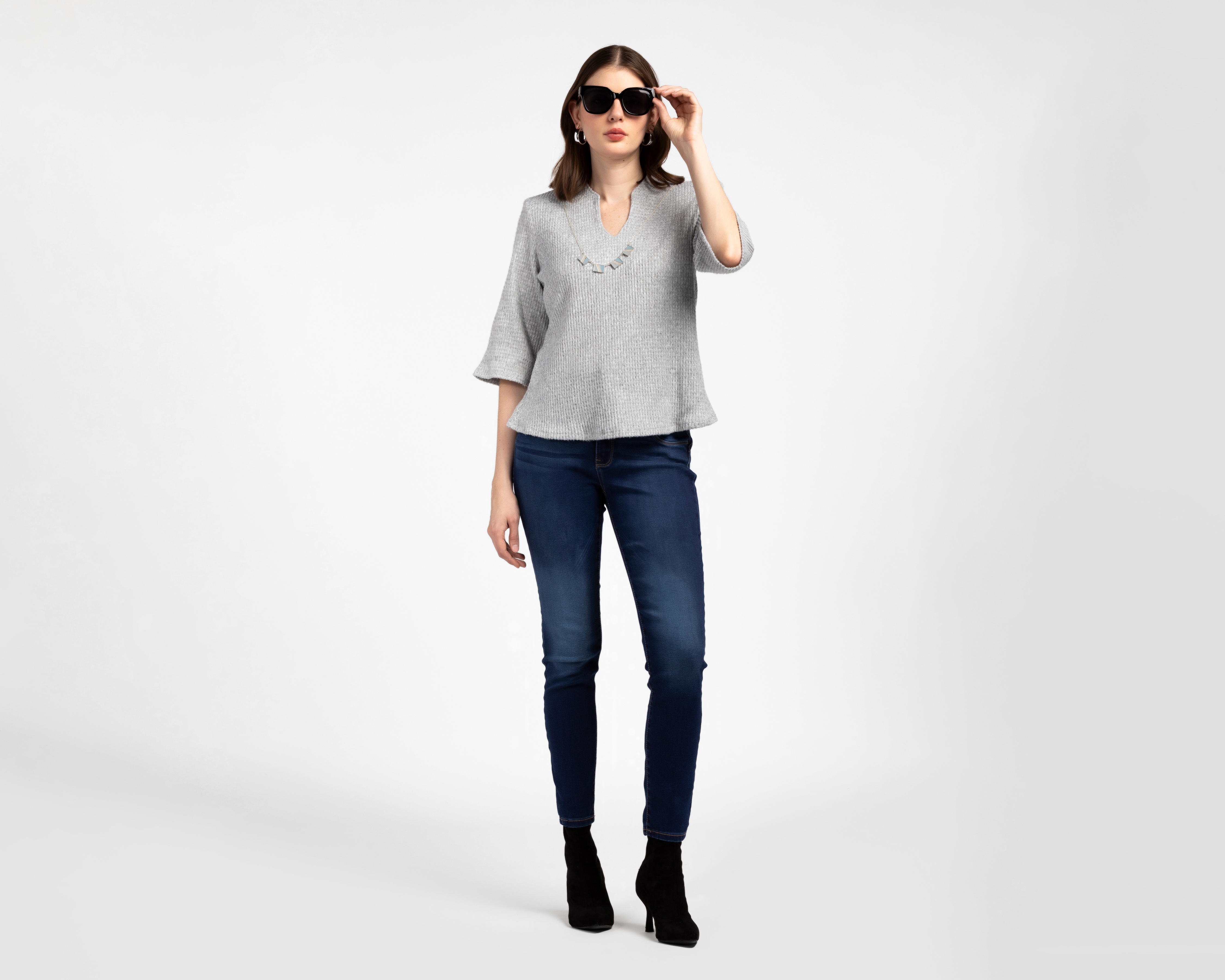 Foto 3 pulgar | Foto 2 | Blusa Manga 3/4 Paloma para Mujer