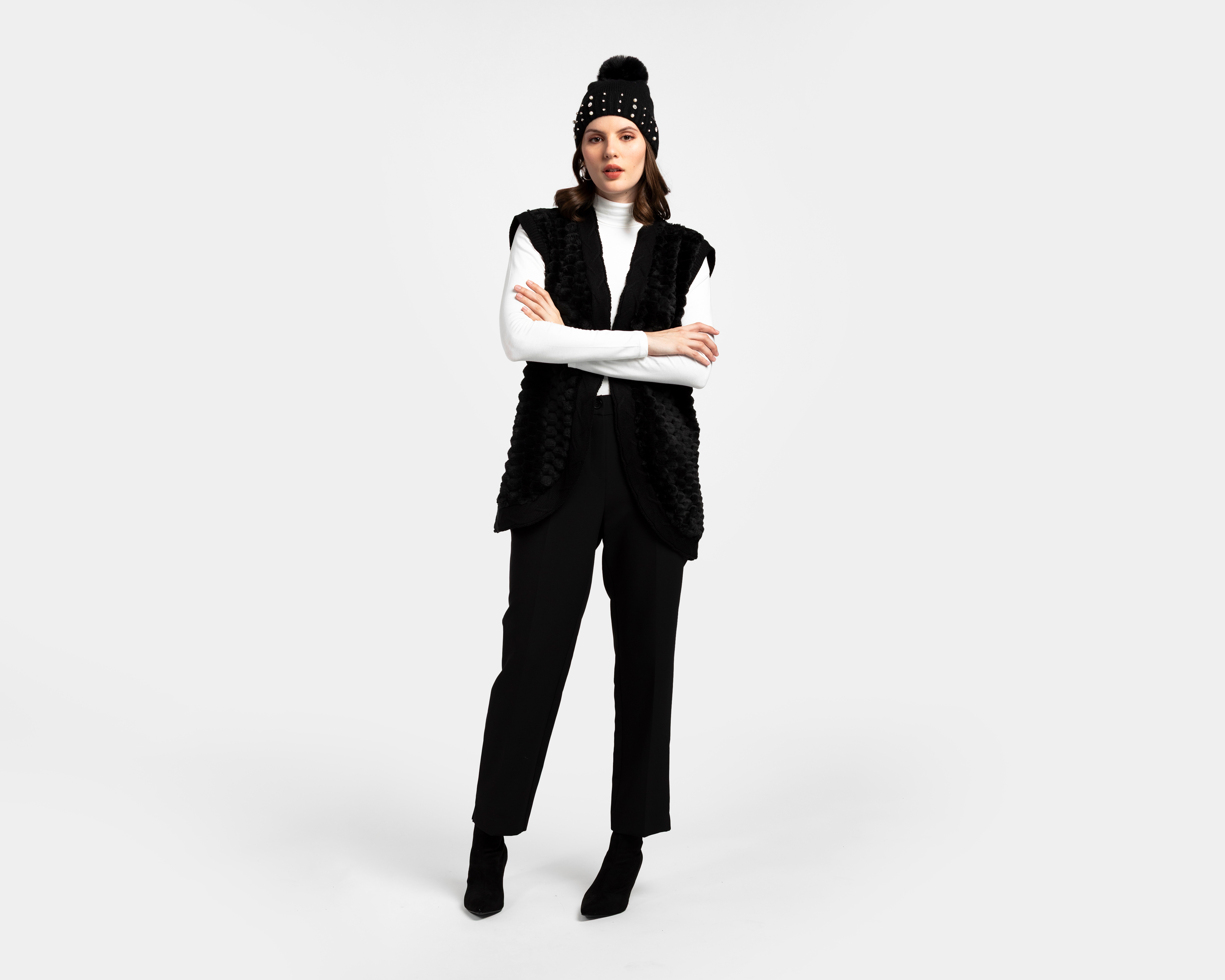 Foto 2 | Foto 2 | Chaleco Negro Lady Sun para Mujer