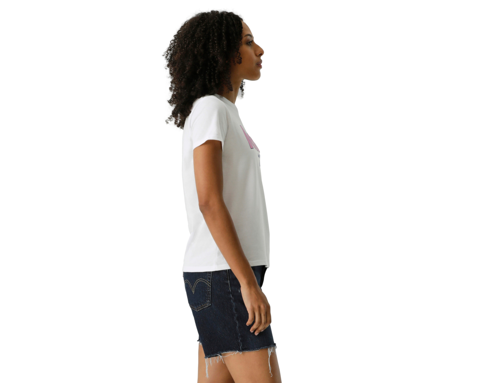 Foto 4 | Foto 4 | Playera de Cuello Redondo Blanca Levi's para Mujer