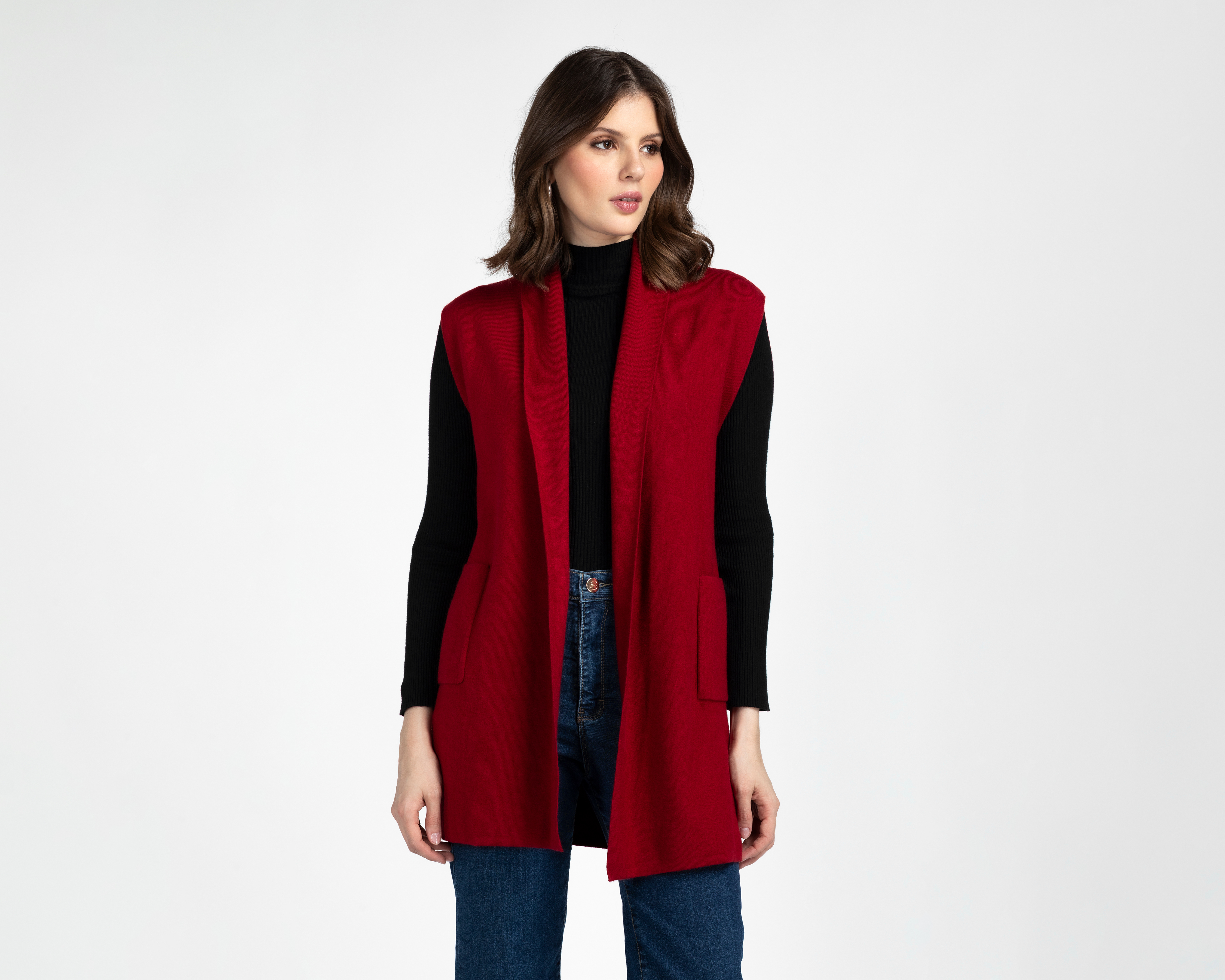 Chaleco Vino Sahara para Mujer