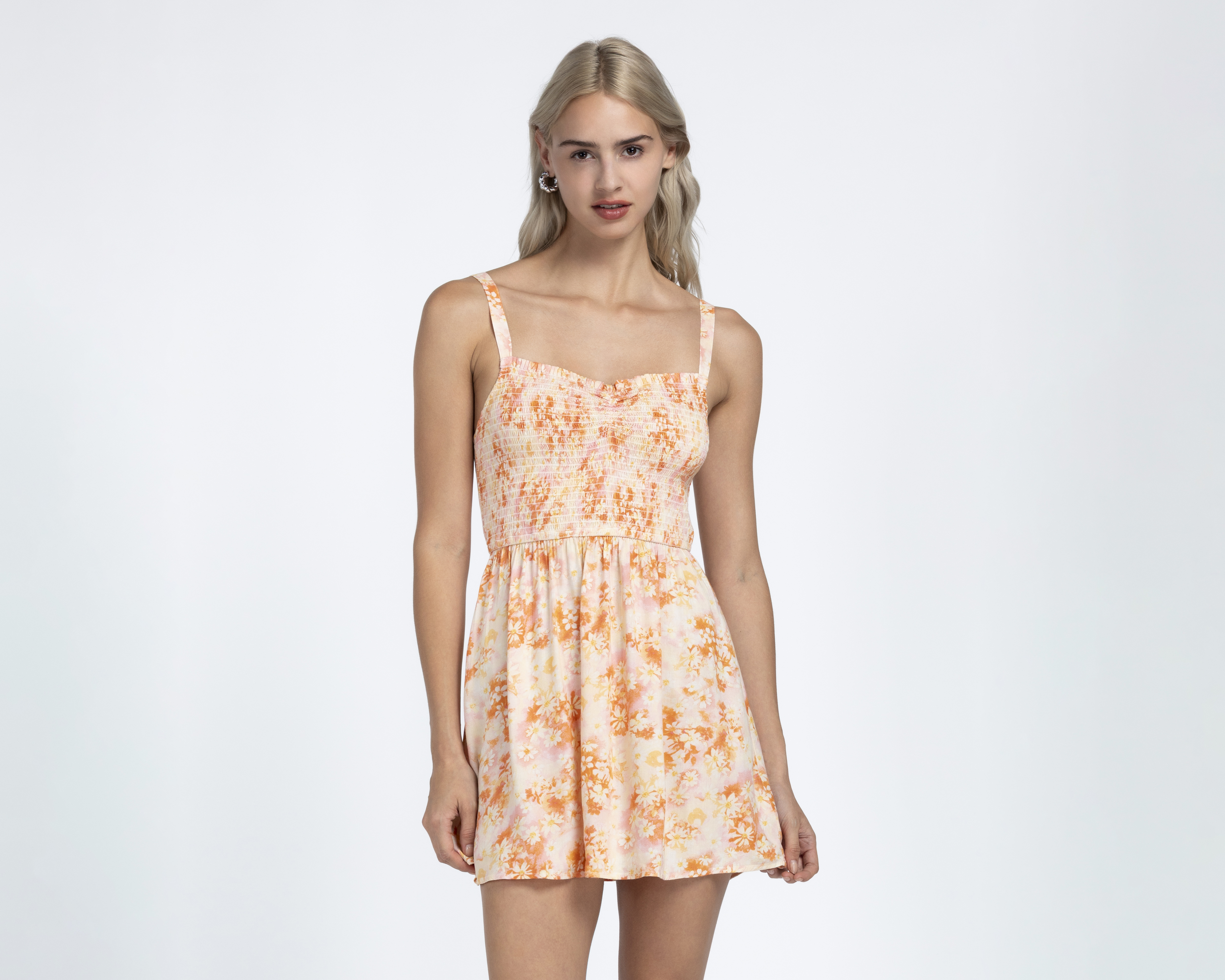 Foto 2 pulgar | Foto 1 | Vestido Casual American Eagle Mini Floral de Tirantes para Mujer