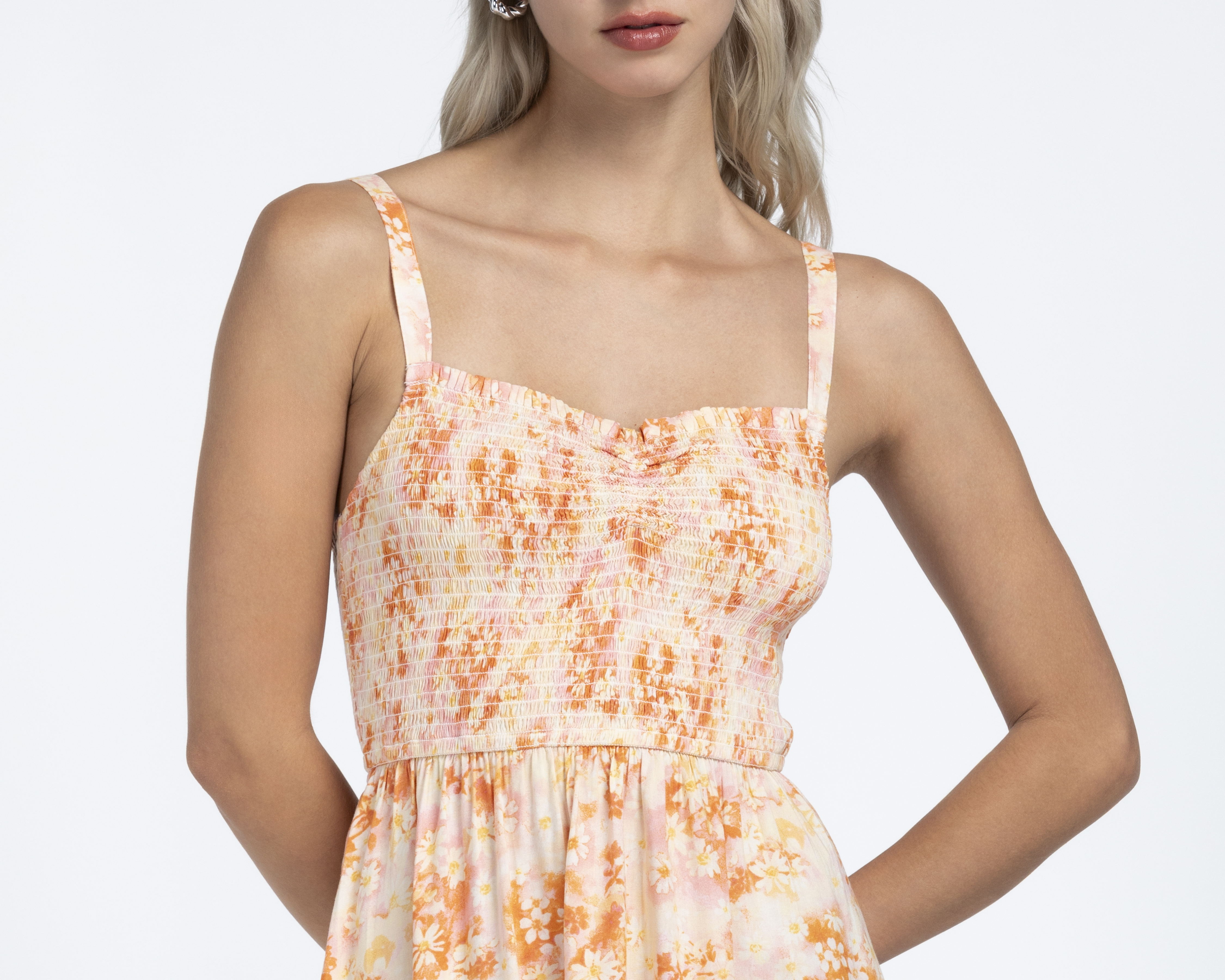 Foto 5 pulgar | Foto 4 | Vestido Casual American Eagle Mini Floral de Tirantes para Mujer