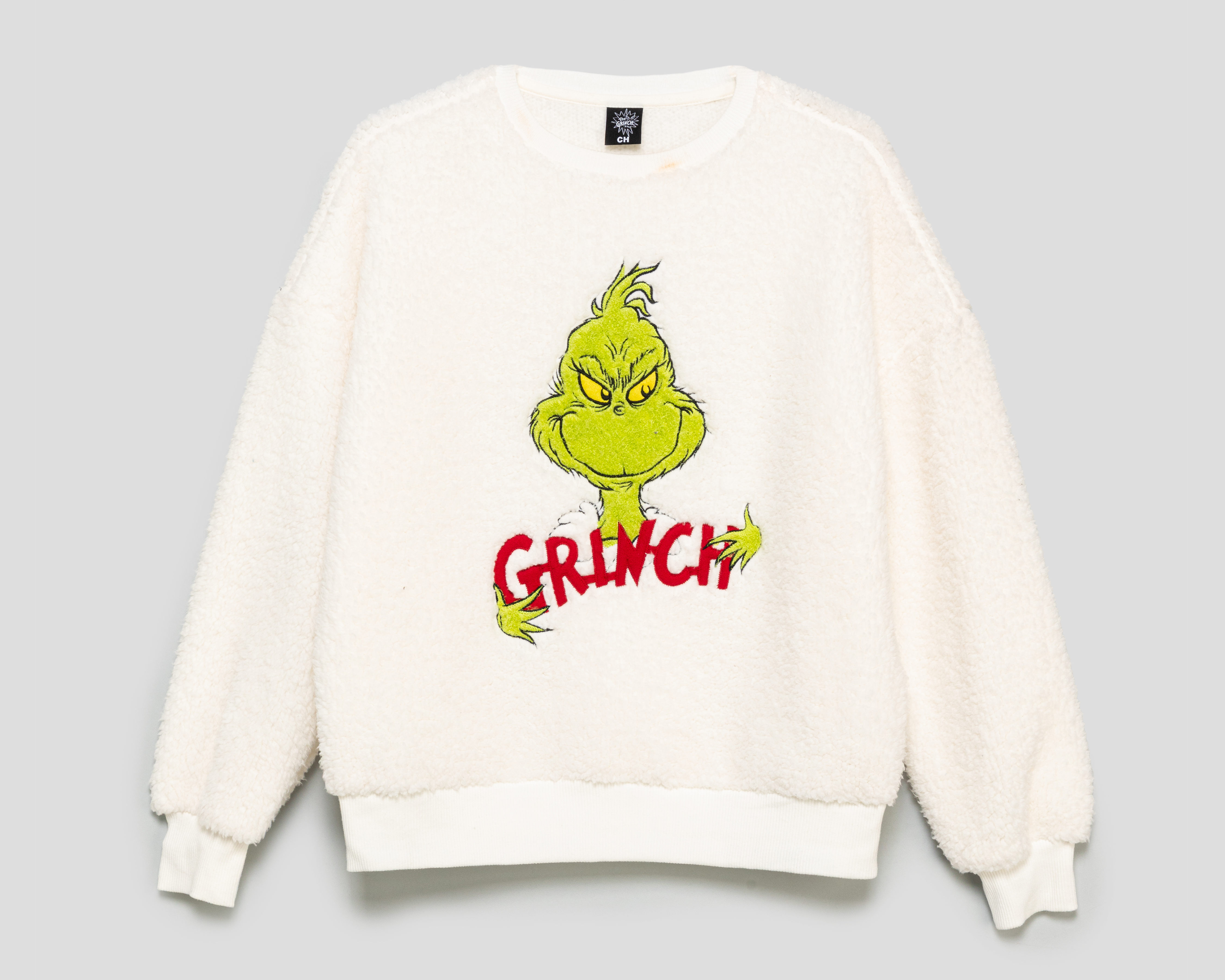 Sudadera Blanca Dr. Seuss The Grinch para Mujer