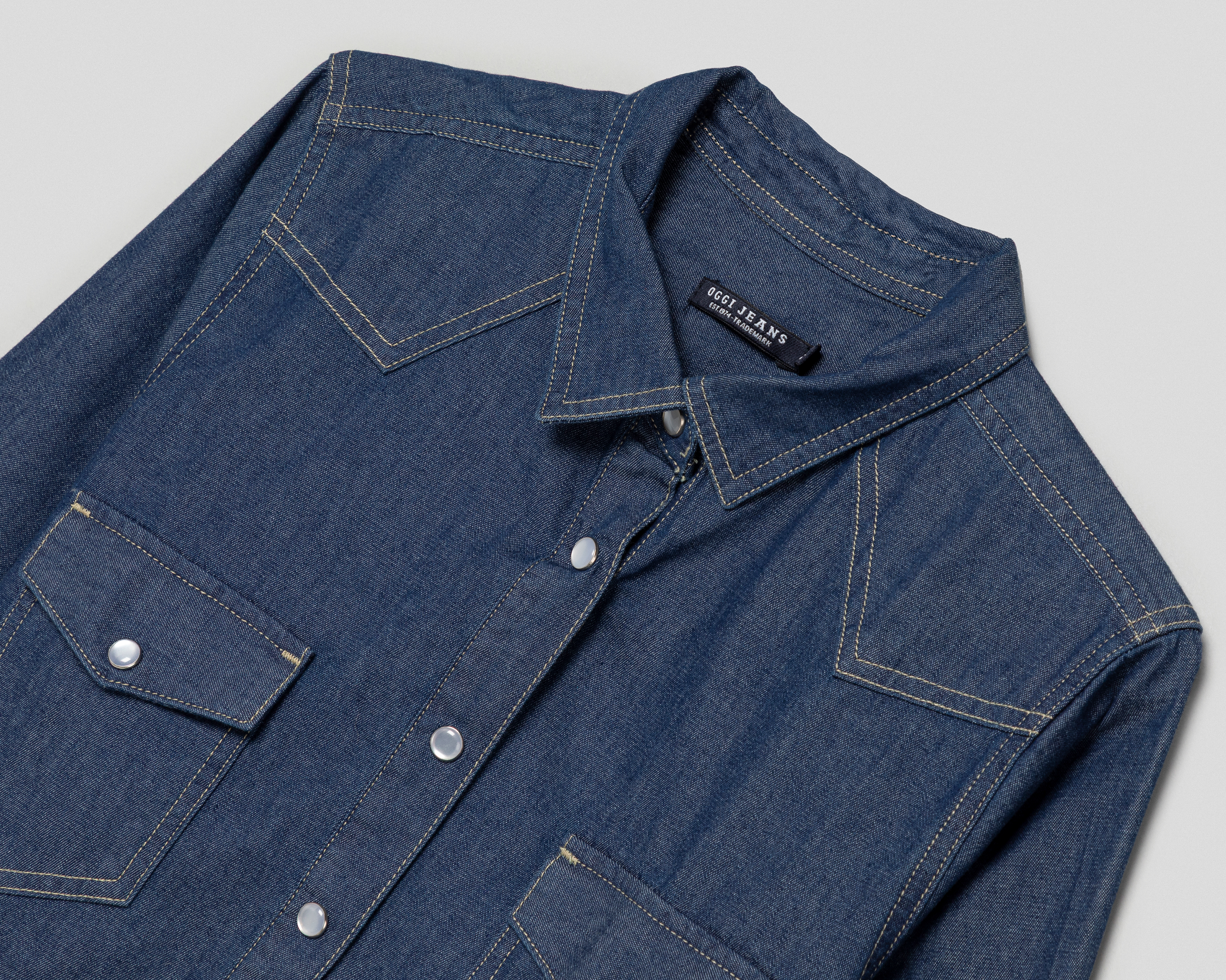 Foto 4 pulgar | Foto 3 | Blusa de Manga Larga Oggi para Mujer